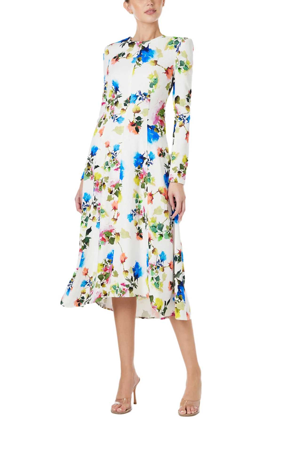 Floral Long Sleeve Day Dress