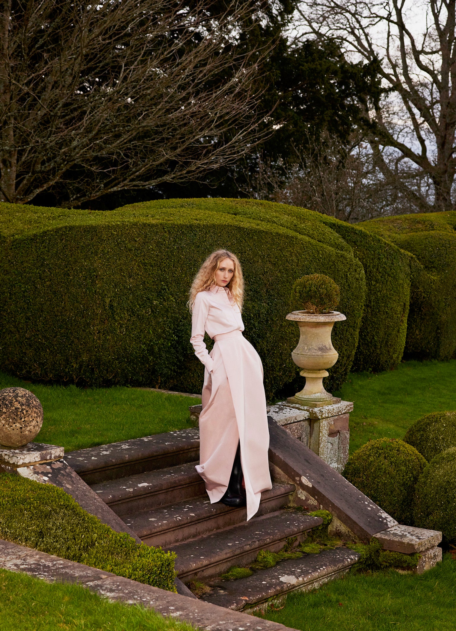 Collared Tuxedo Shirt