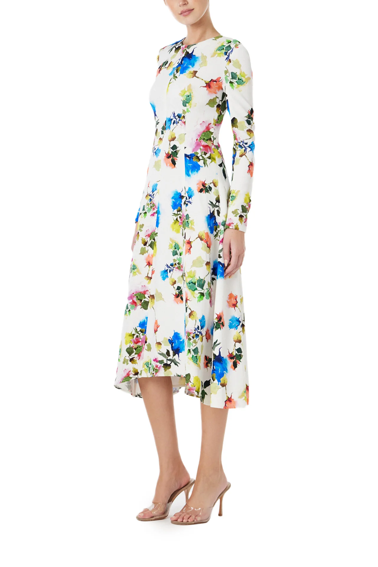 Floral Long Sleeve Day Dress