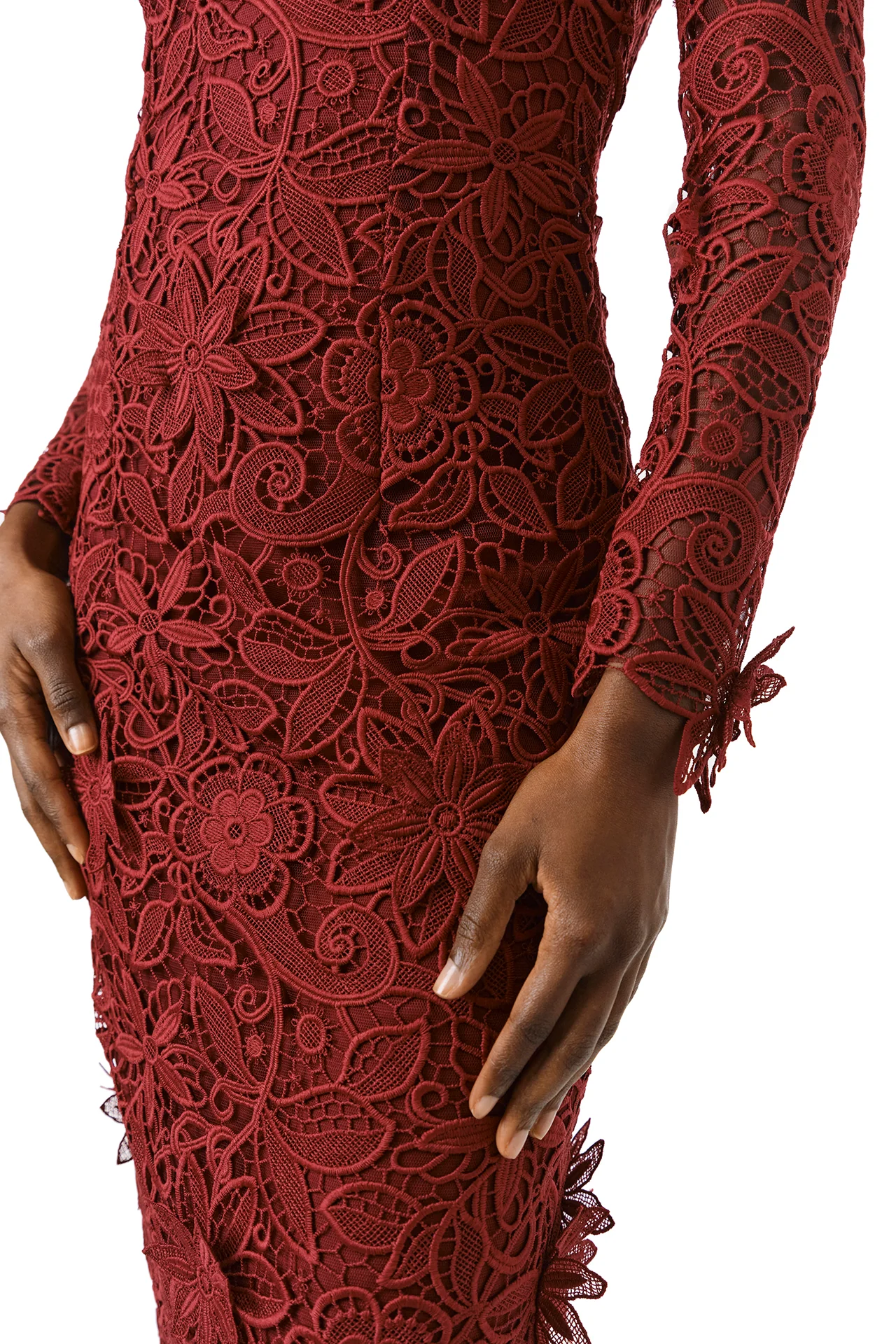 Long Sleeve Lace Sheath