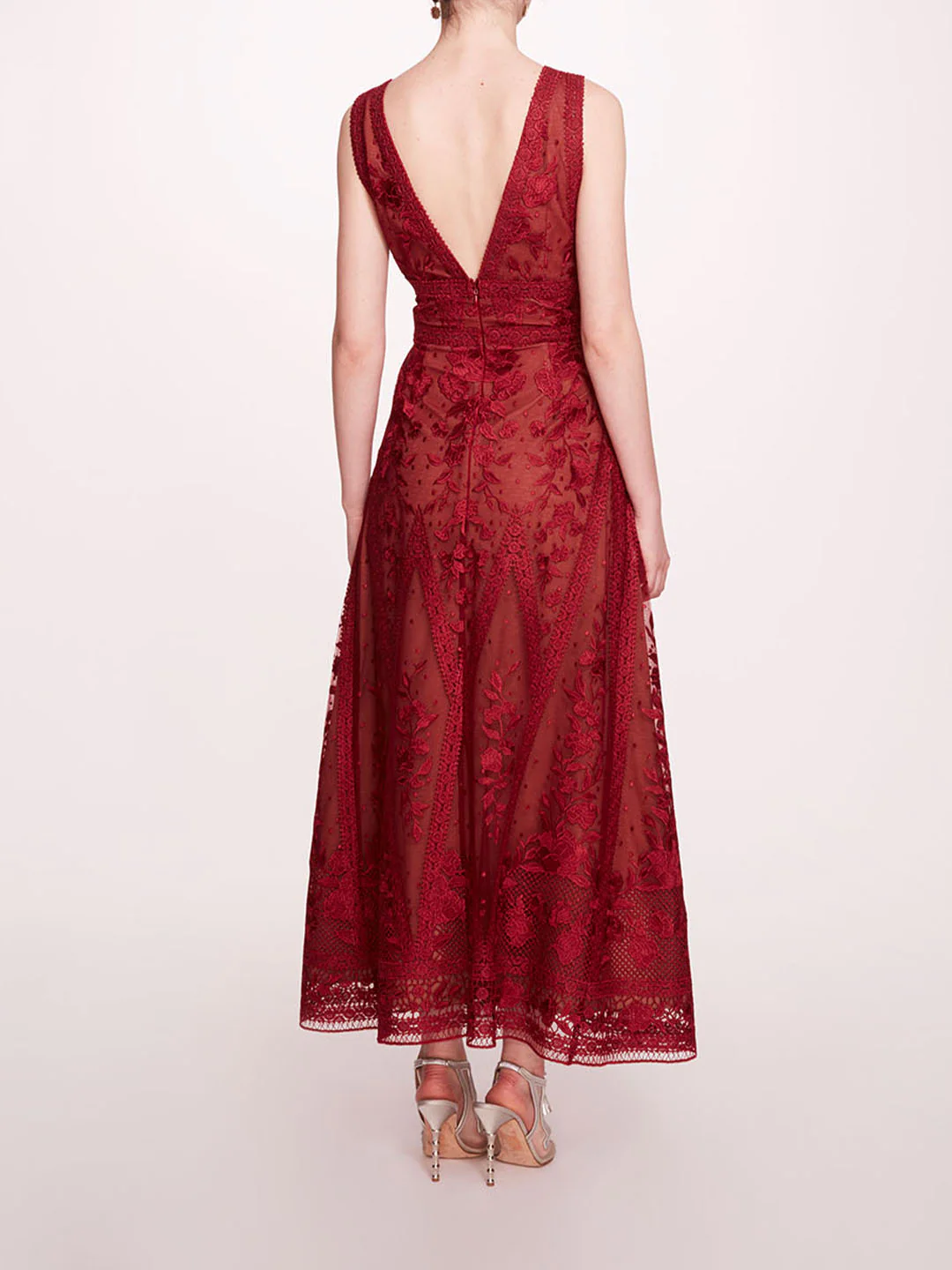 Spear Garden Midi Dress