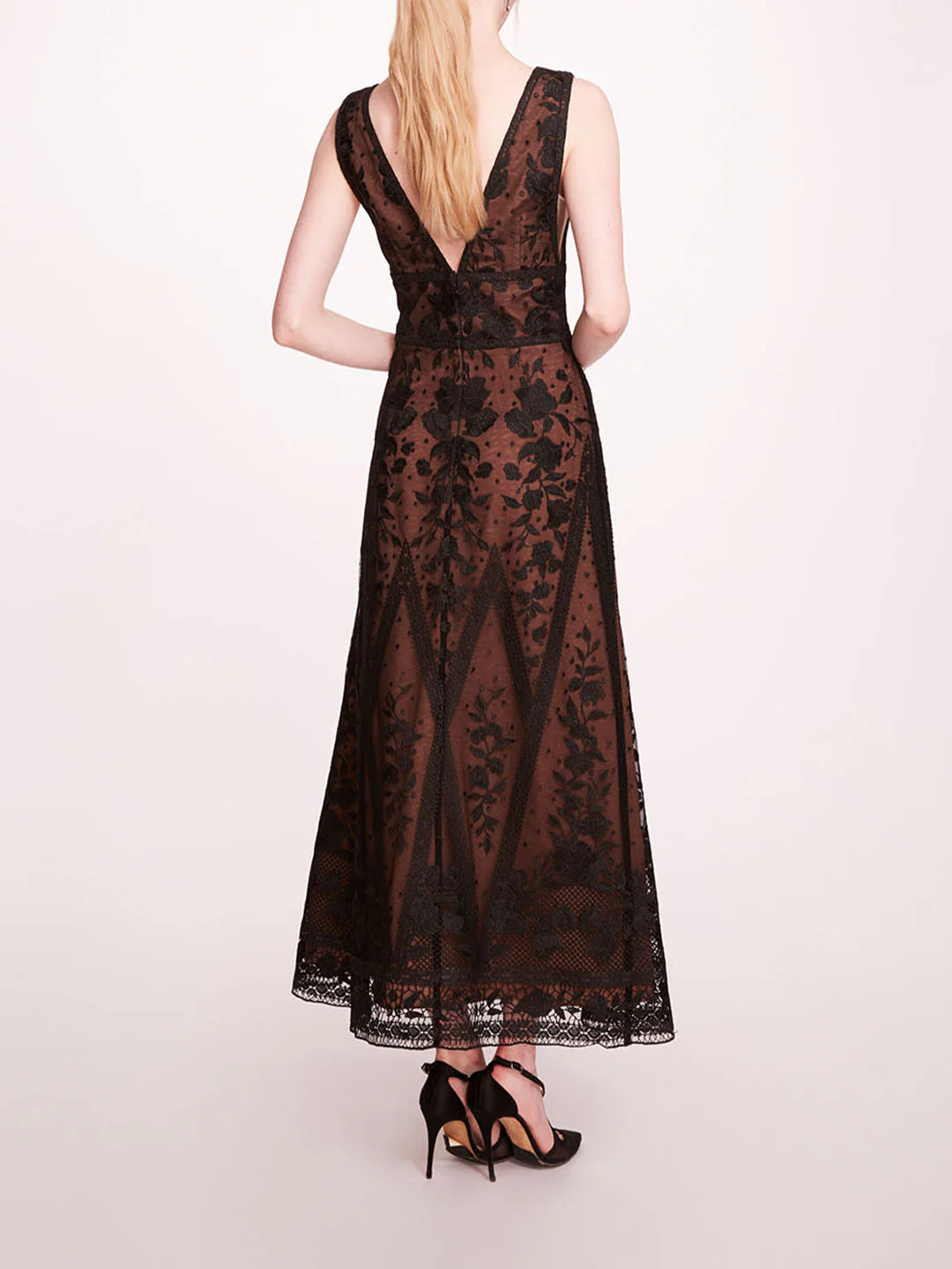 Spear Garden Midi Dress