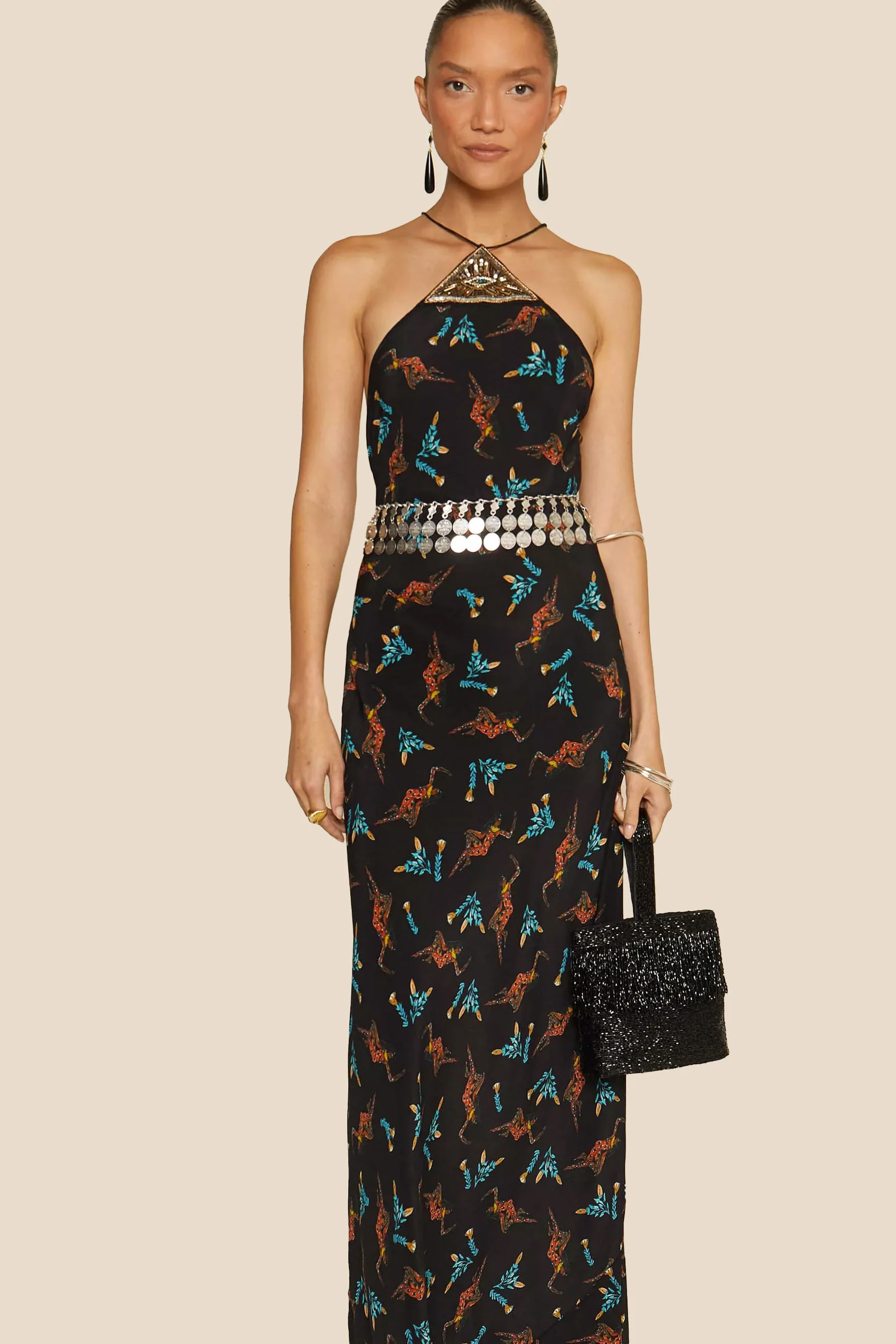 Loria - Floral Black