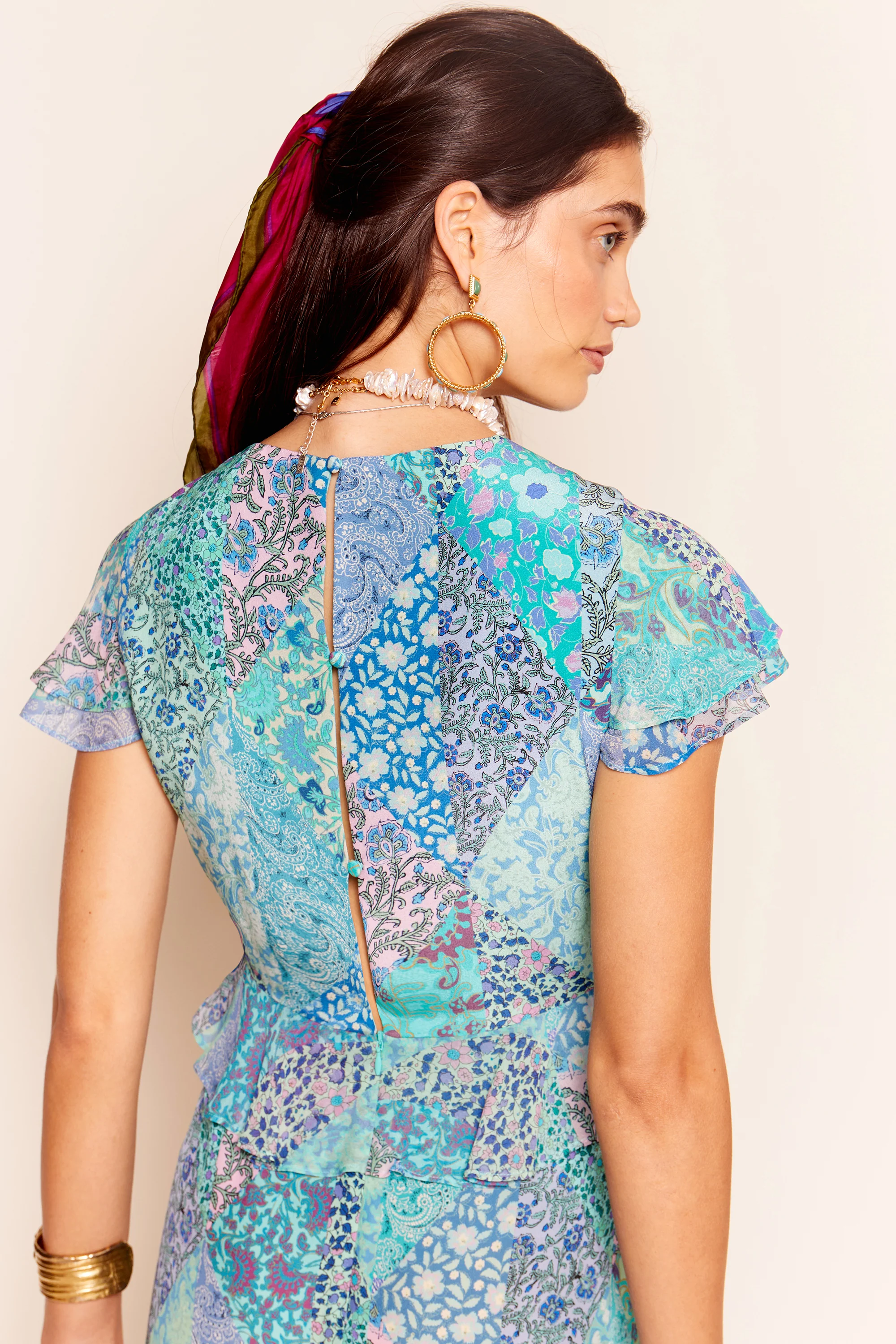 Thanvi - Patchwork Blue