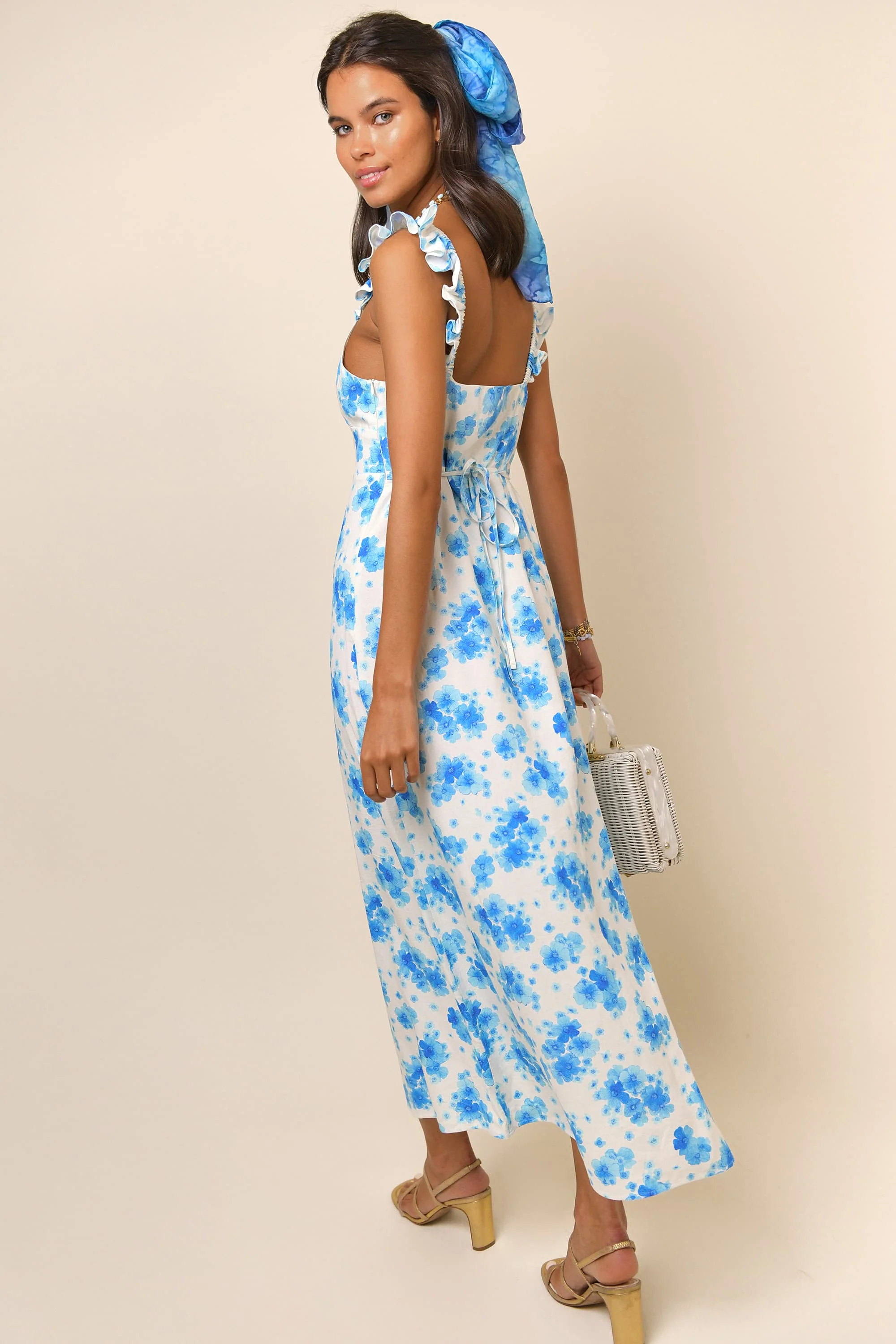 Cecile - Blue Victoria Floral