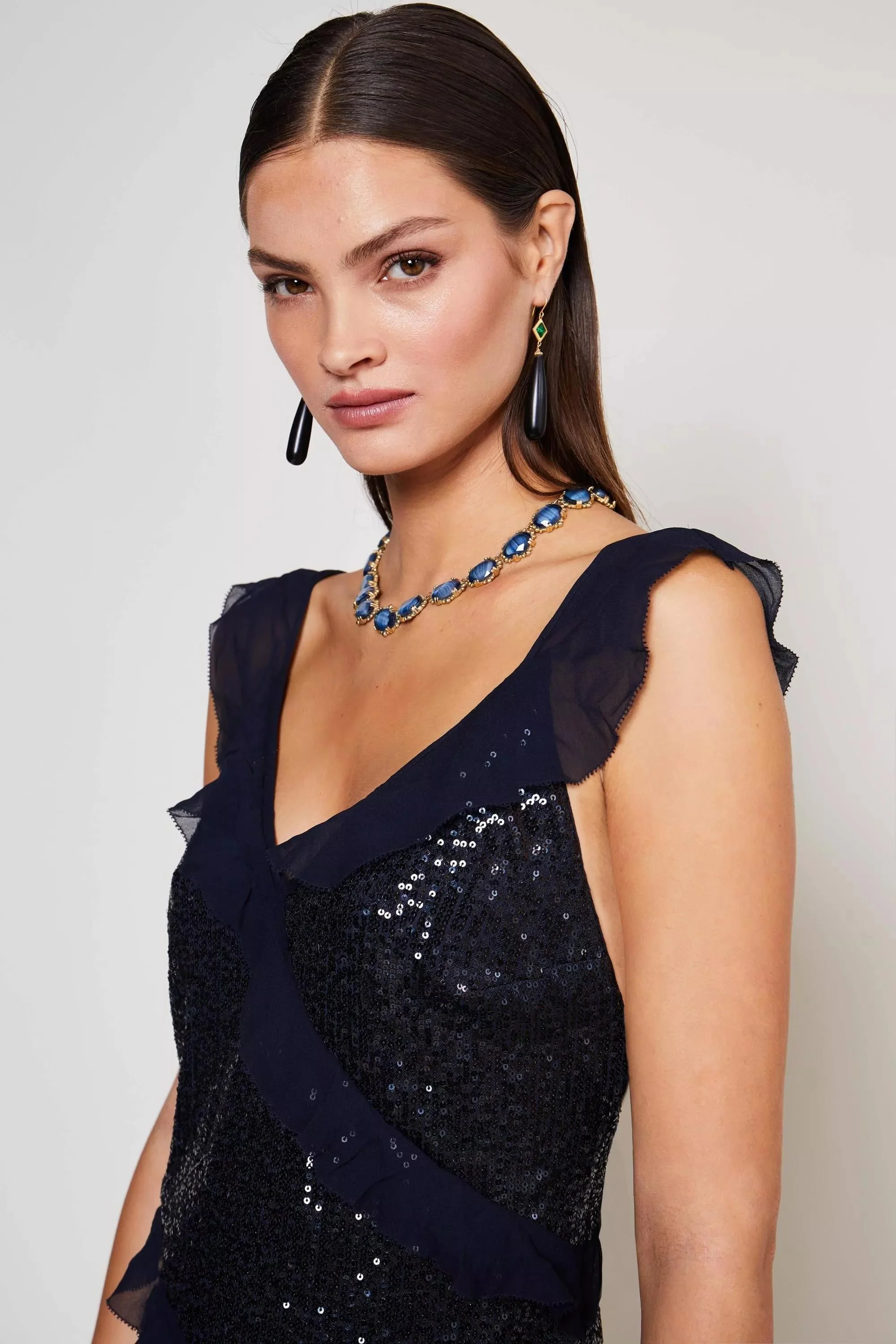 Gail - Embellishment Navy