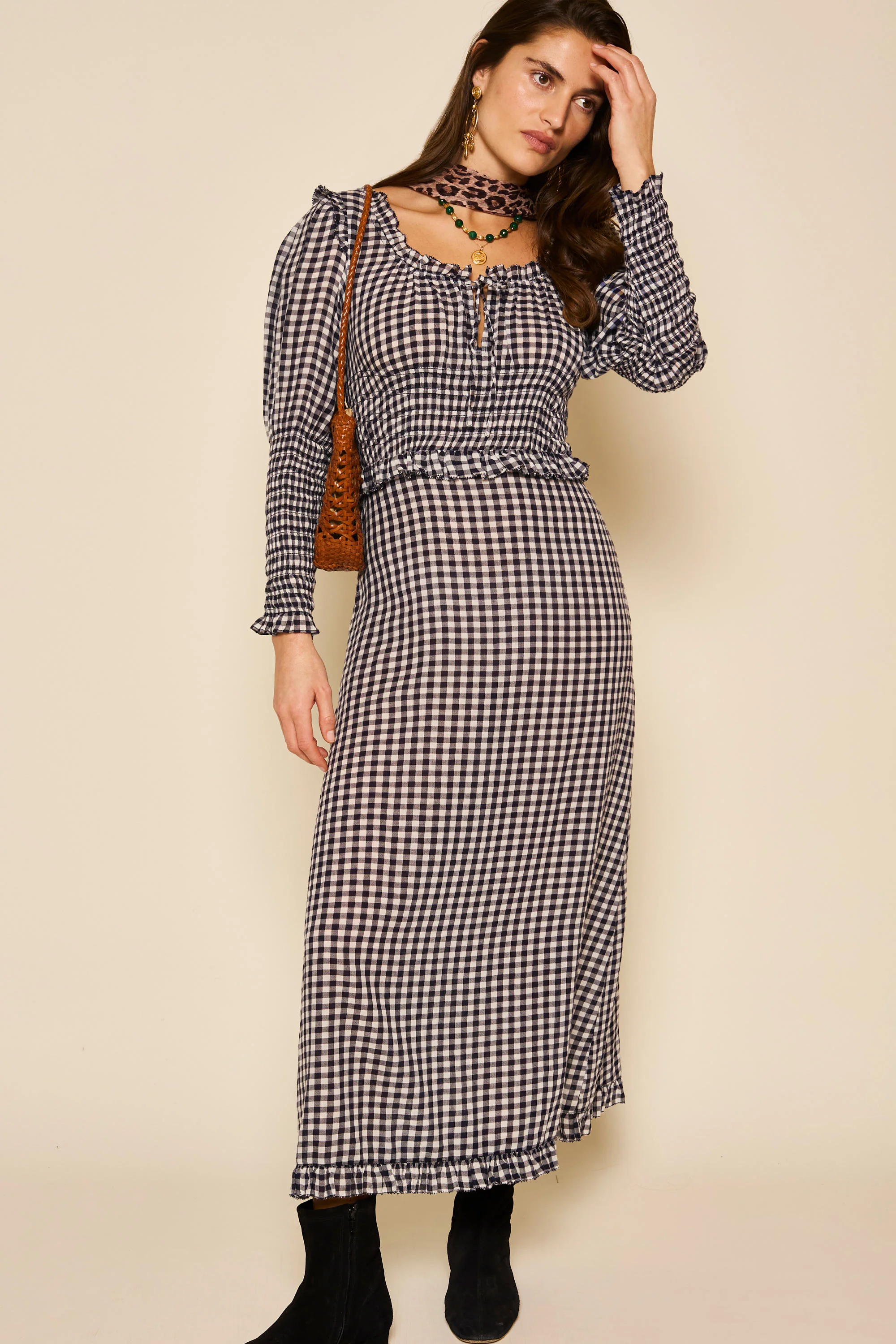 Bekki - French Check Navy