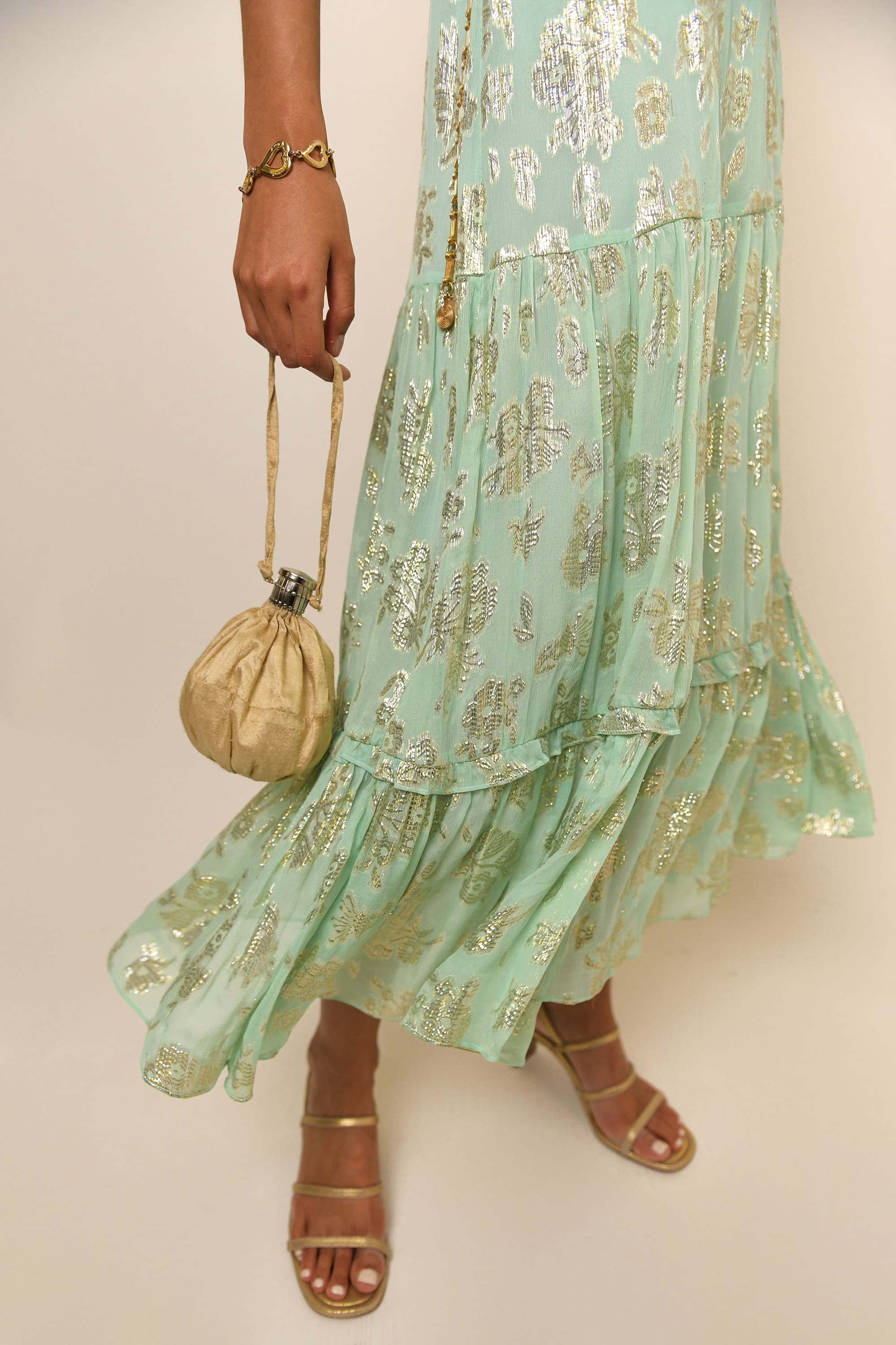 Eleanor - Lily Metallic Mint