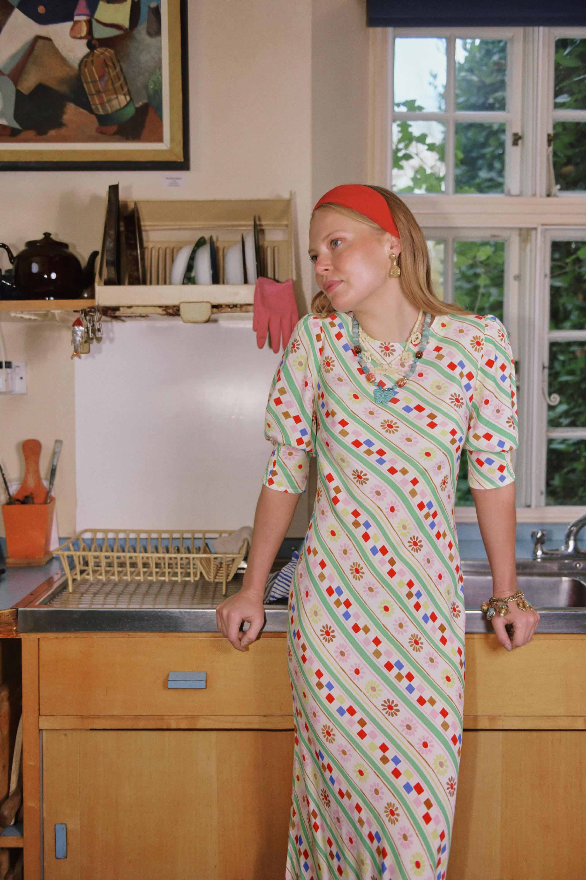 Jess - 50s Stripe Cream