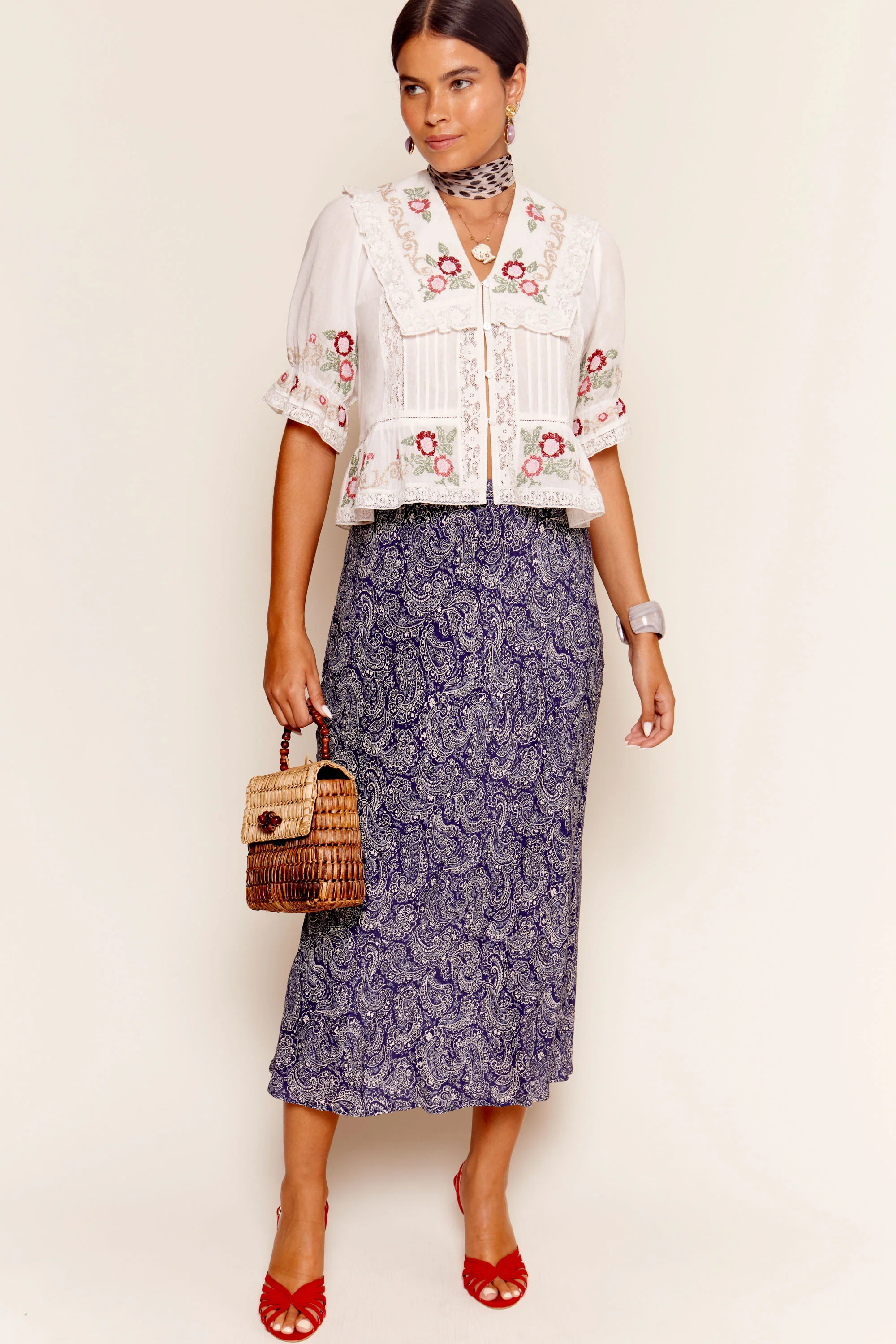 Ardith - Sienna Paisley Blue