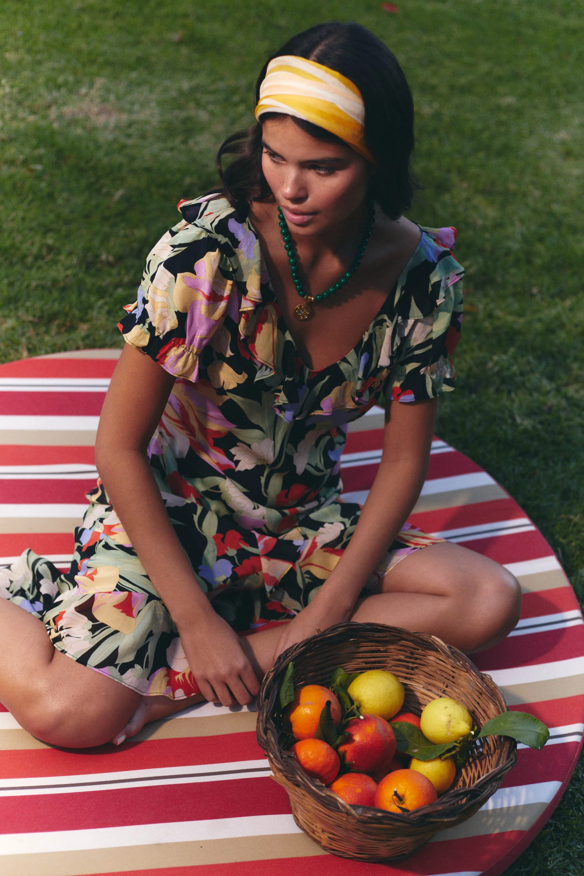 Clementina - Cece Floral Black