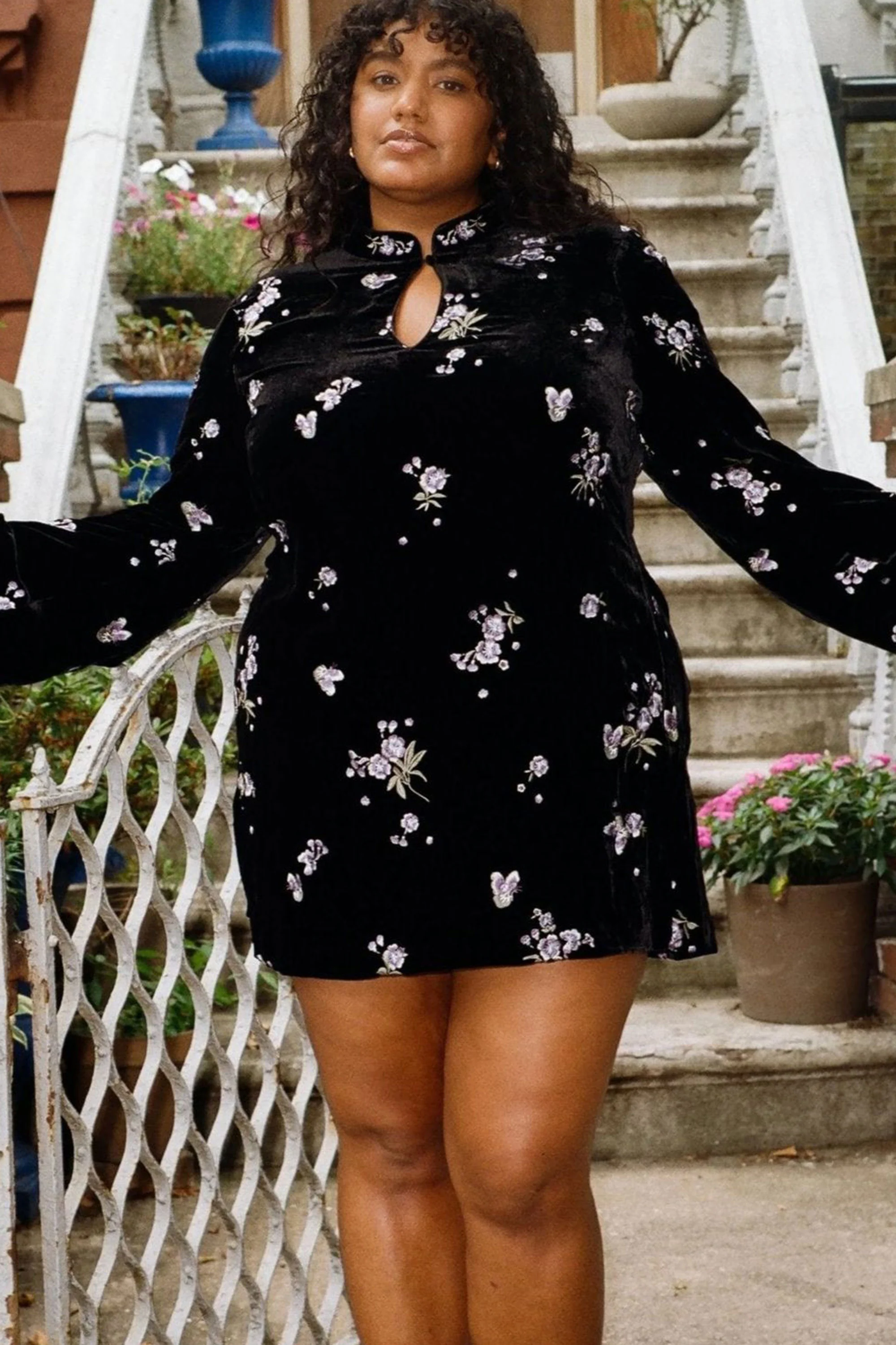 Calla - Blossom Embroidery Blue