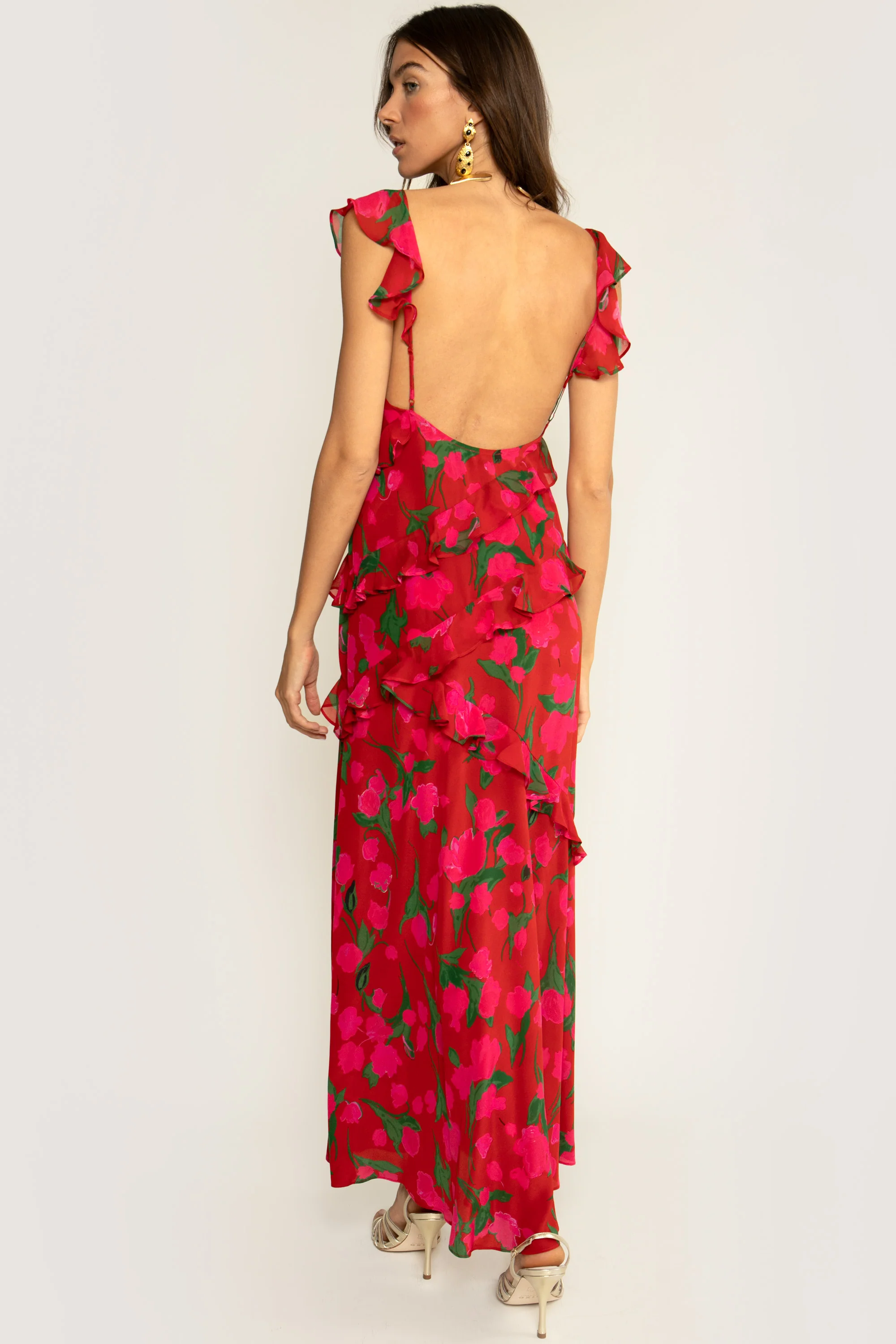 gail - fontainhas floral red