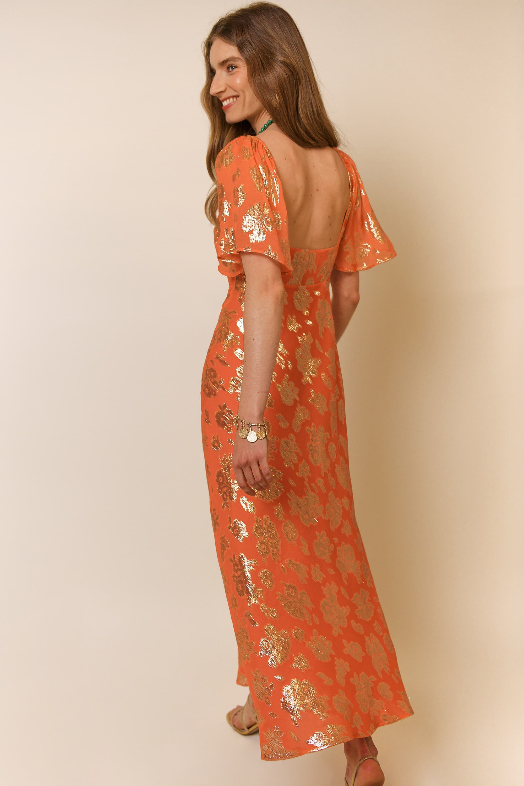 Paltrow - Lily Metallic Tangerine