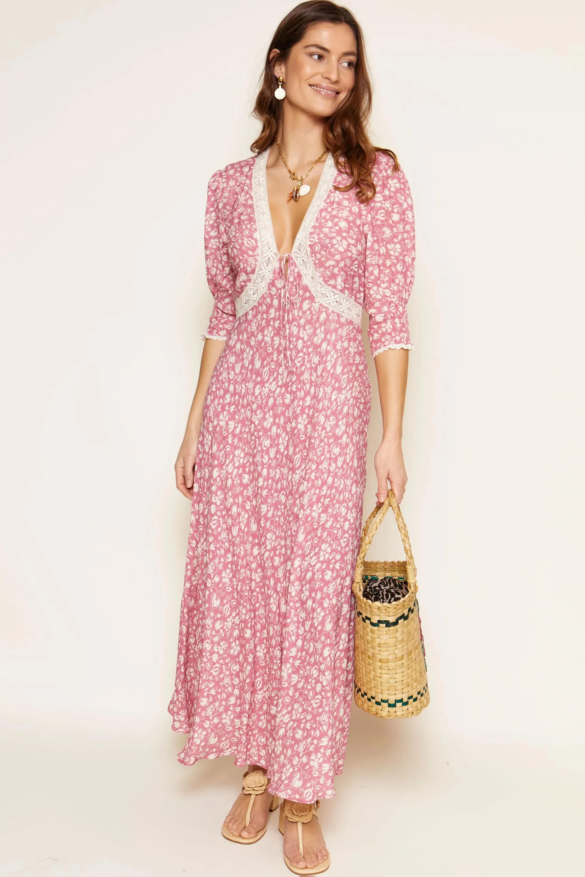 amina - amelie floral pink