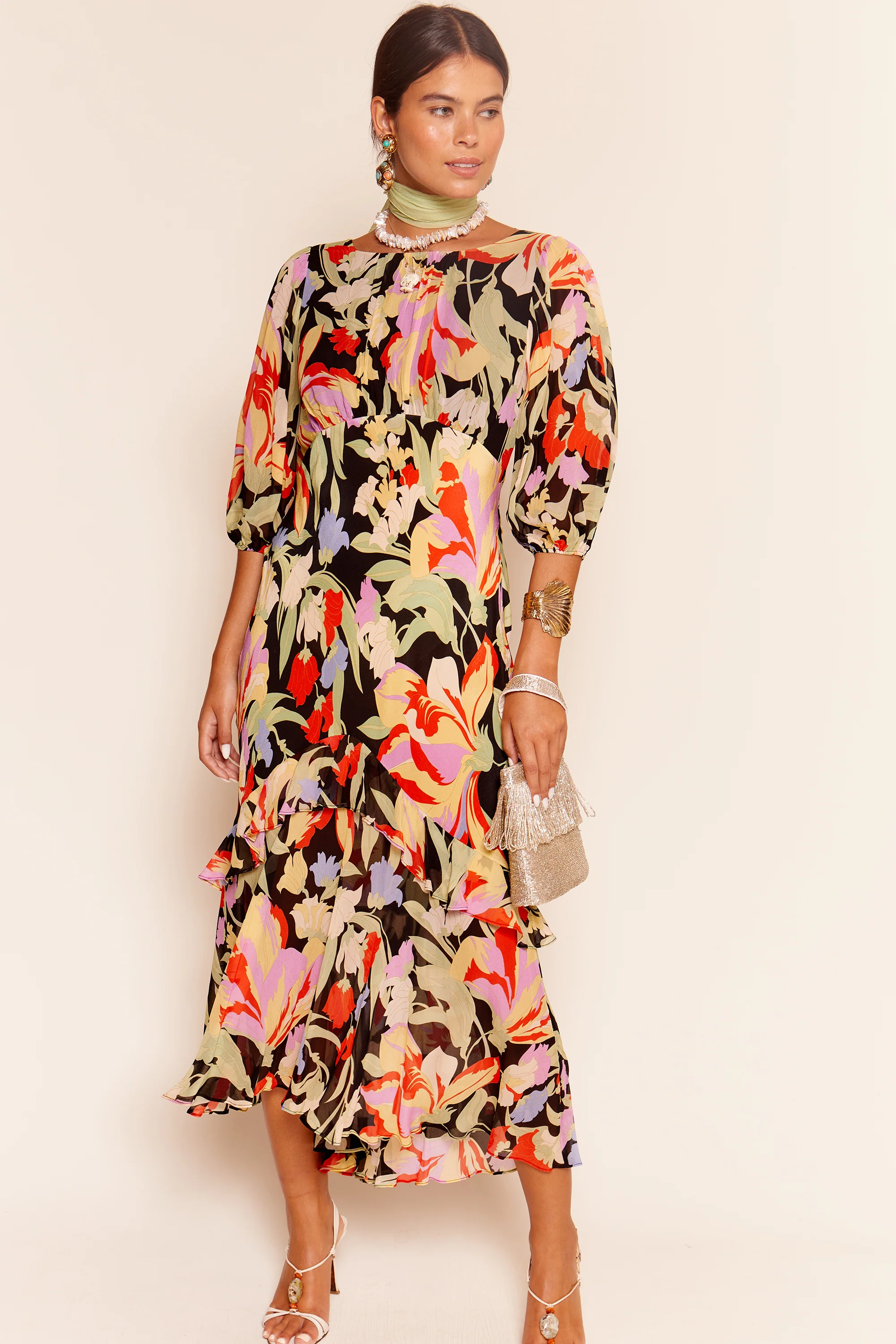 Cheryl - Cece Floral Black