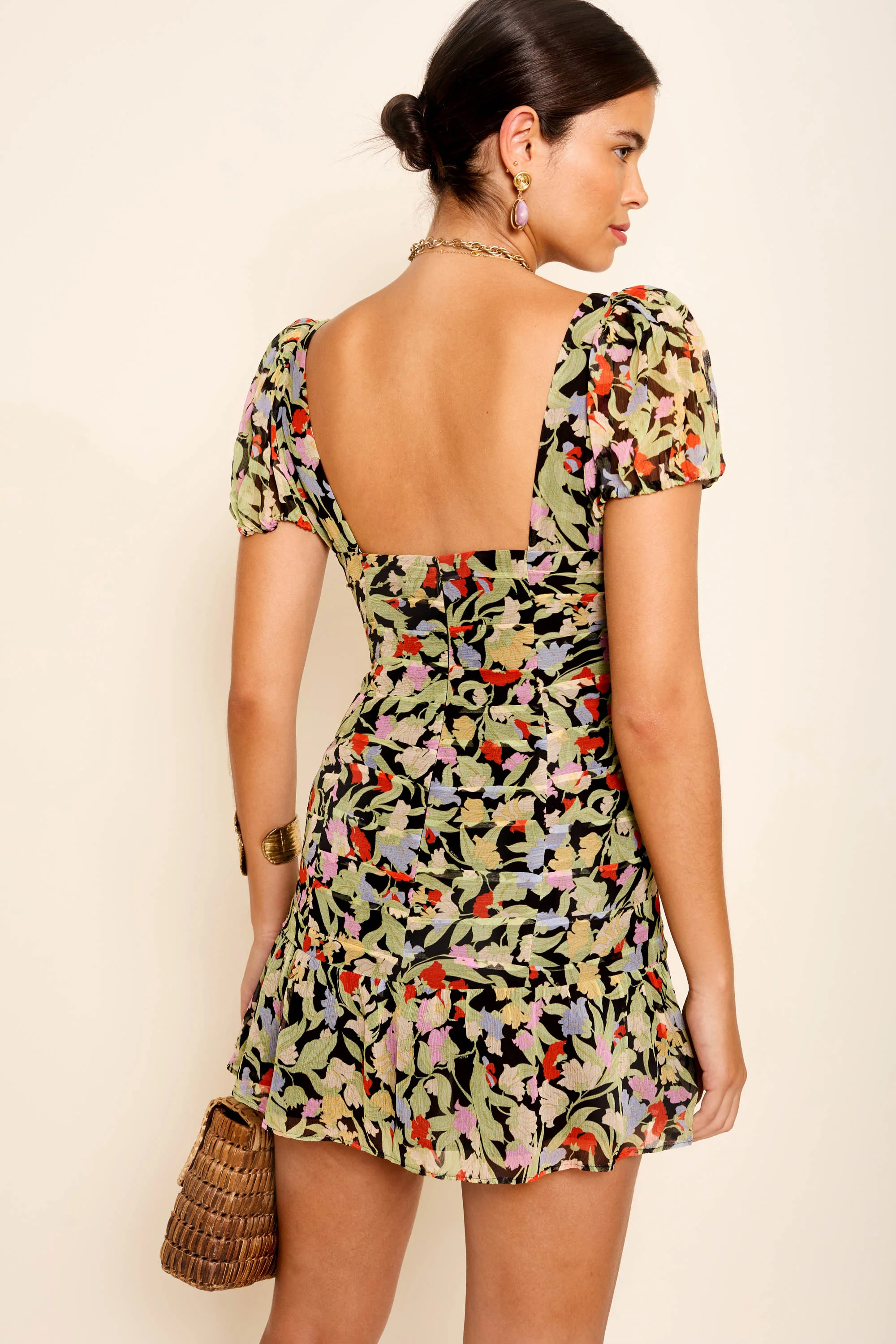 Bowie - Naomi Floral Black