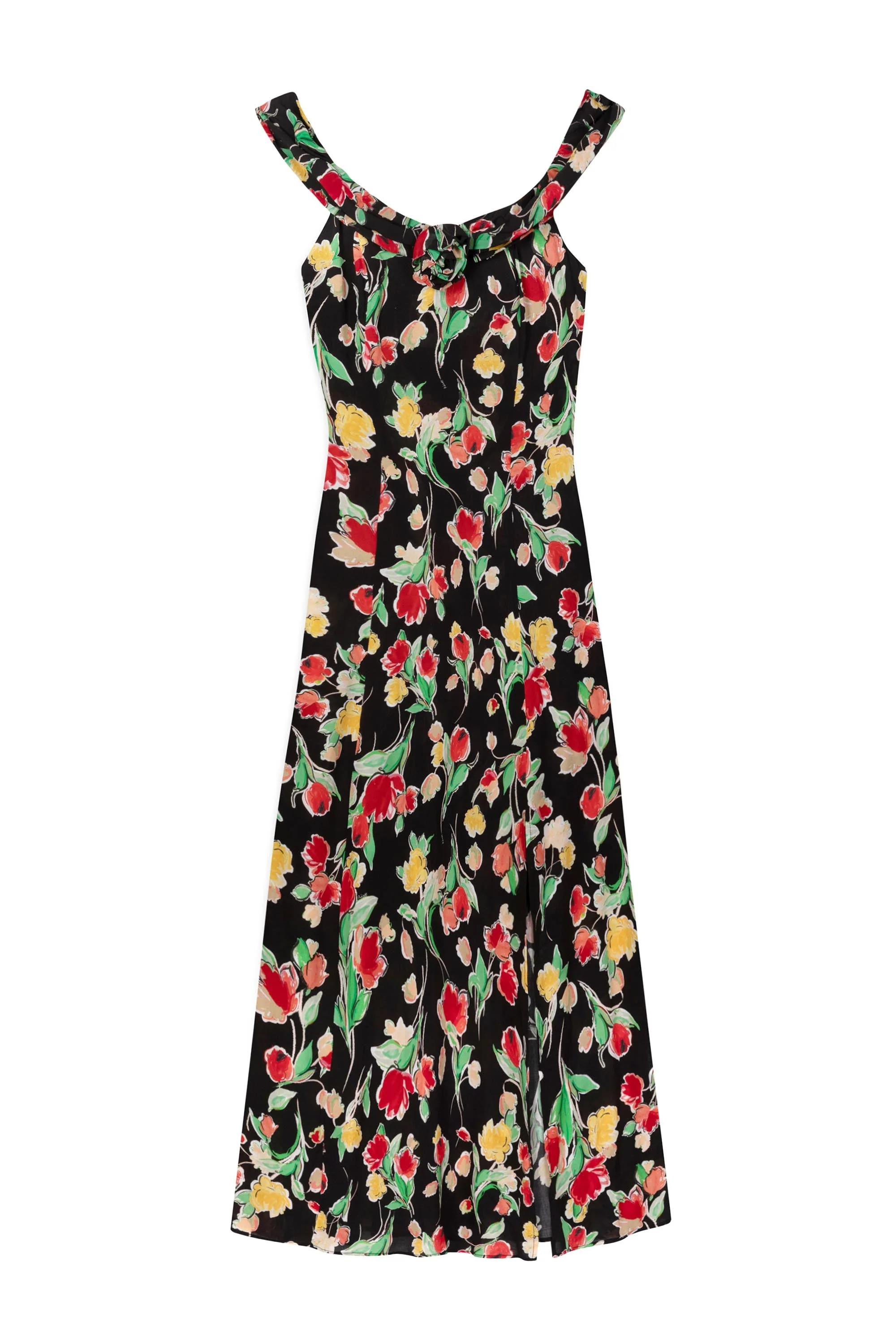 Freya - Floral Black