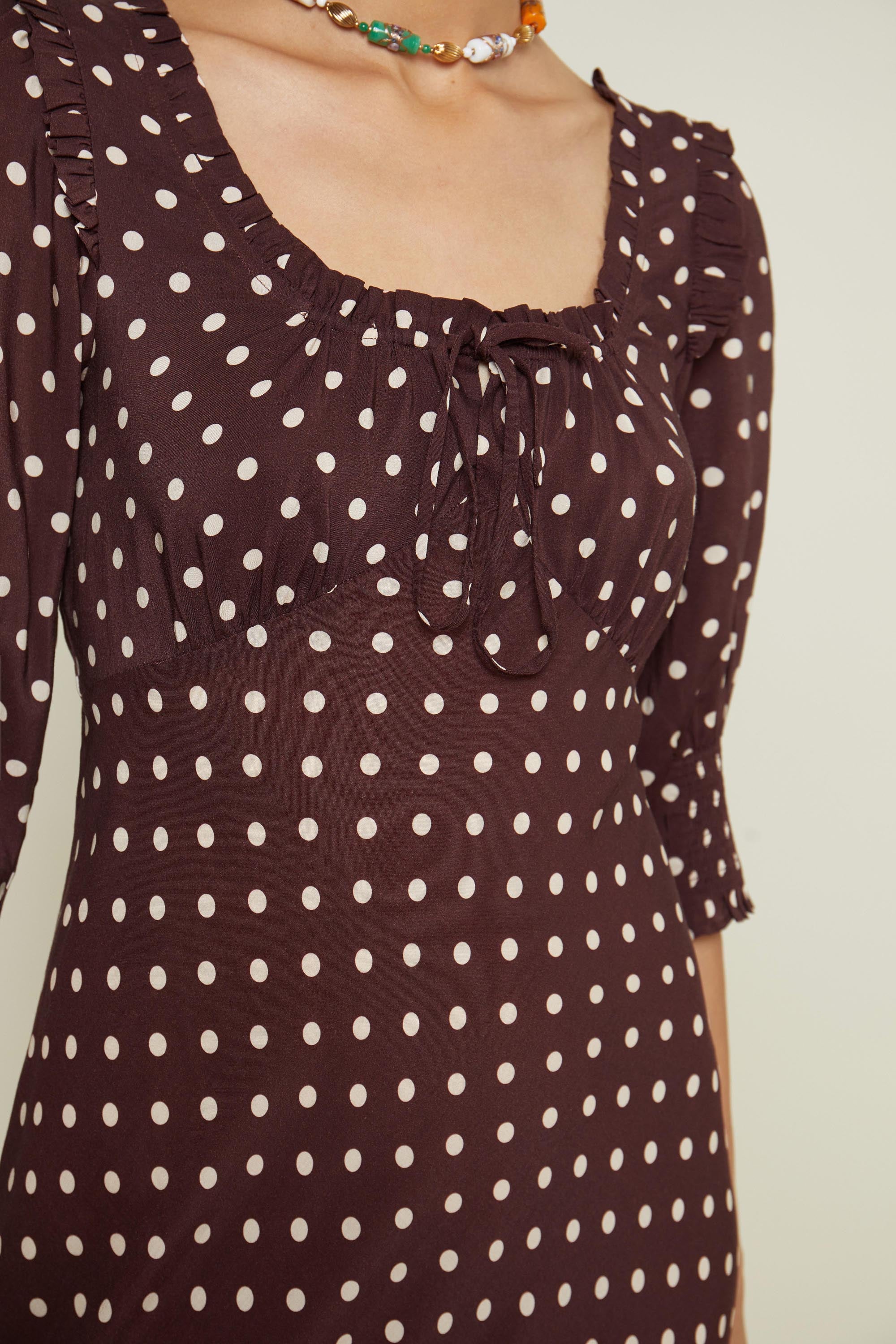 Sathya - Polka Dot Brown