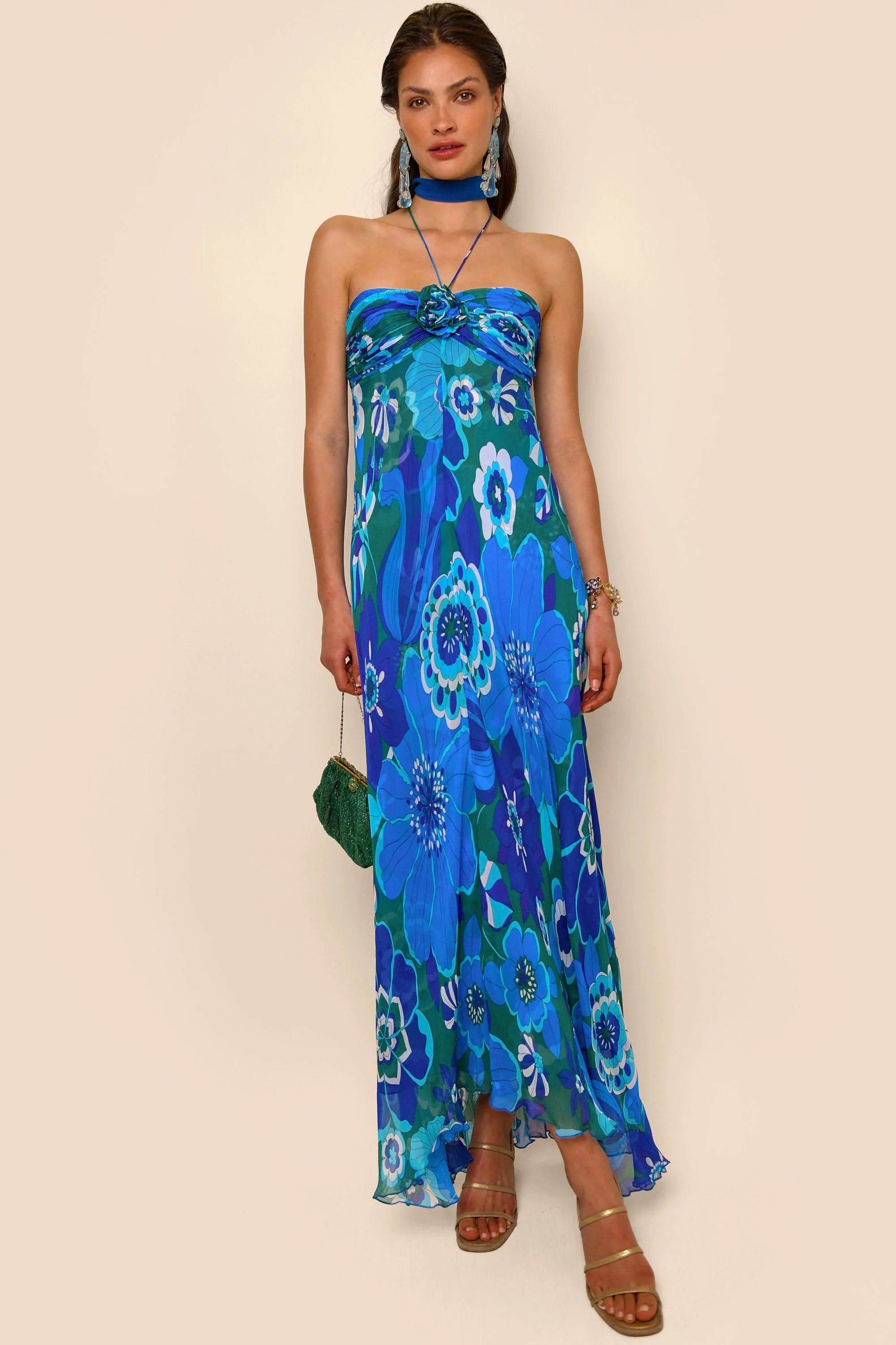 Samira - Floral Blue