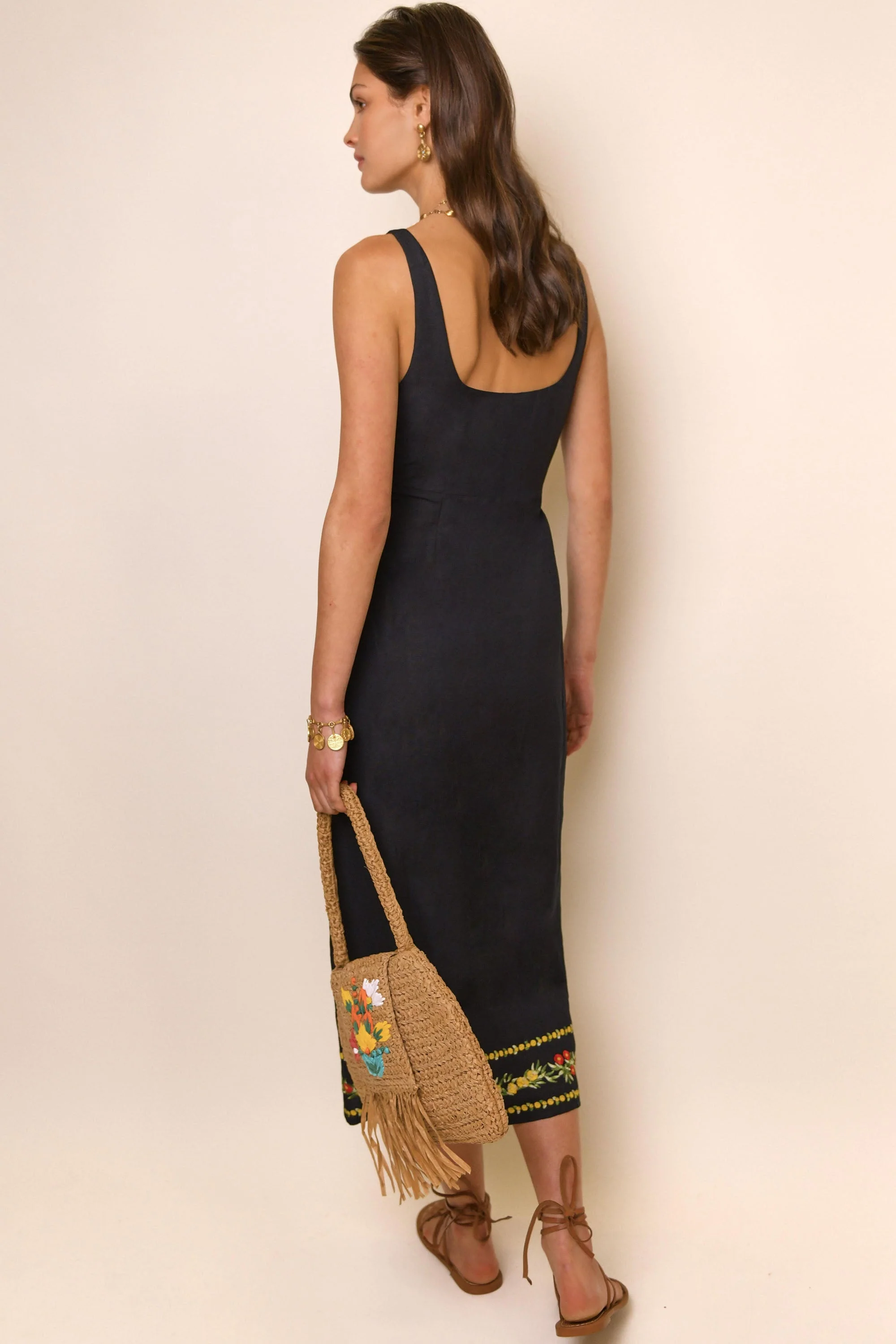 Benedict - Embroidery Black