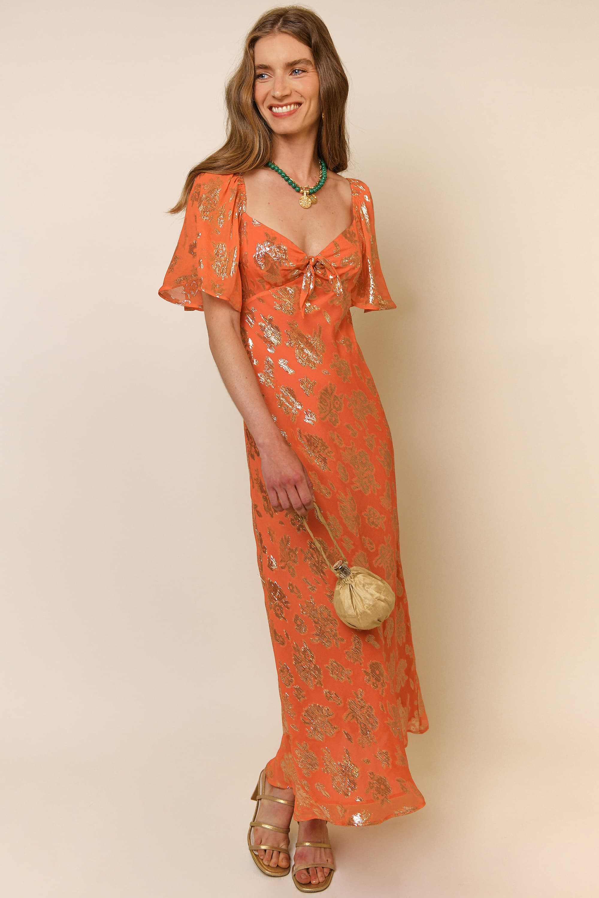 Paltrow - Lily Metallic Tangerine