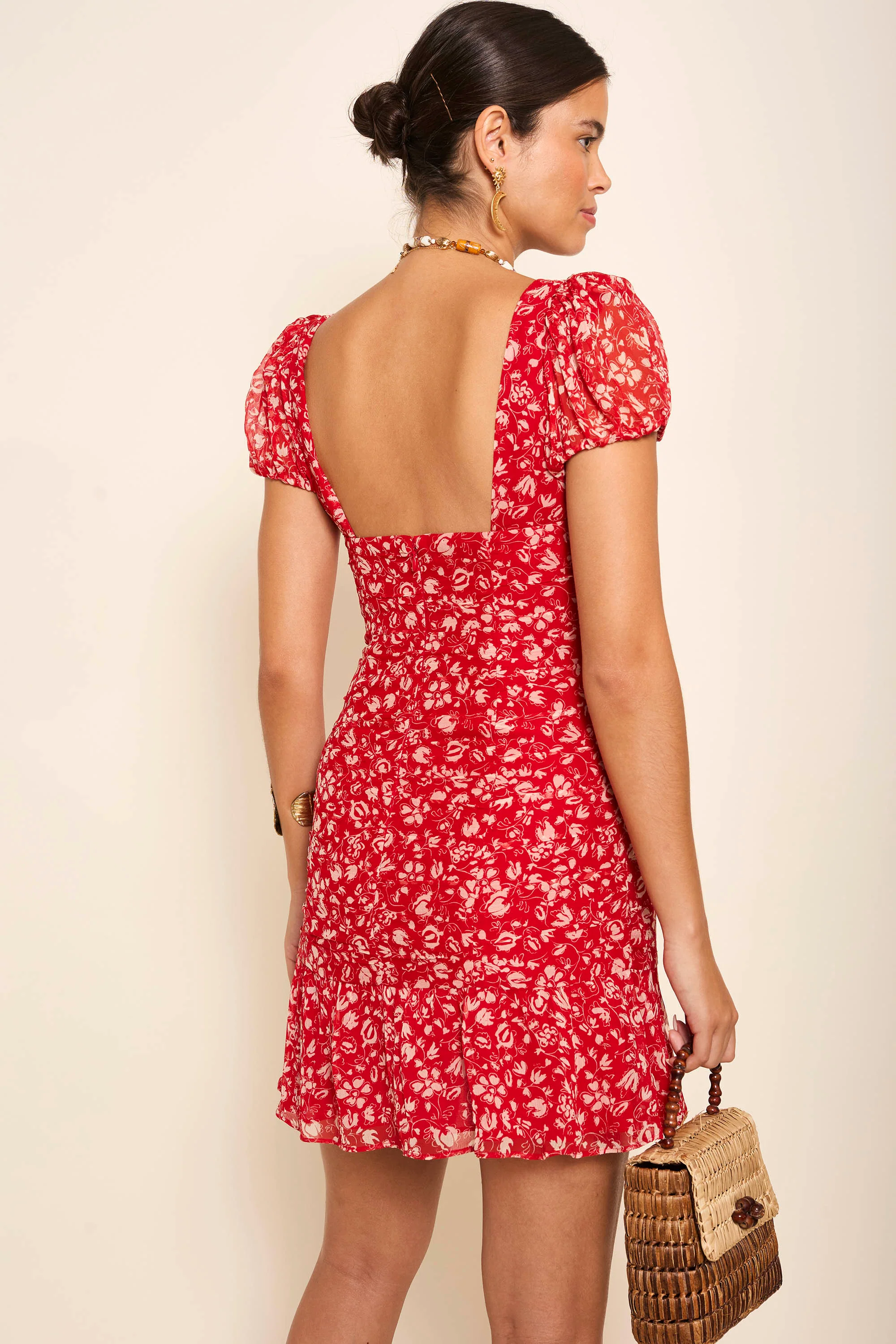 bowie - amelie floral red