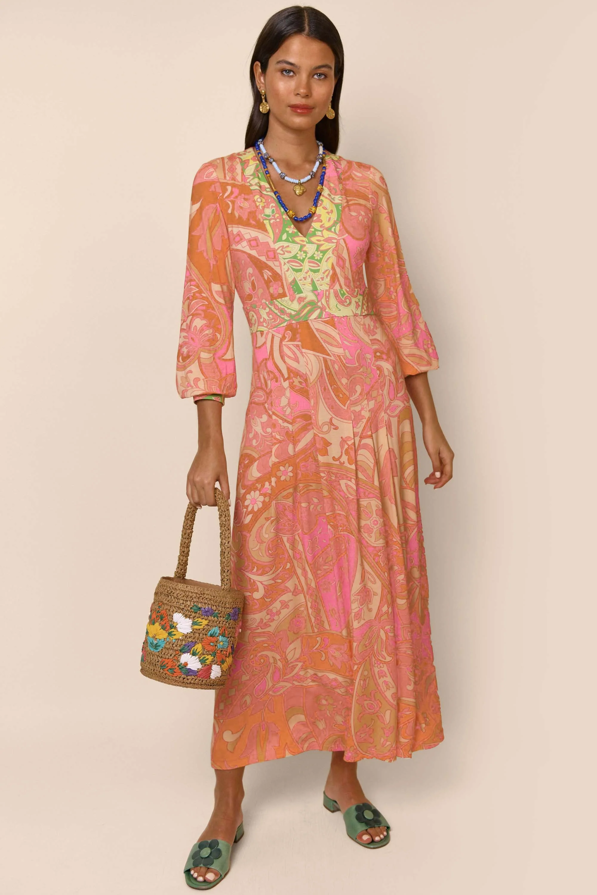 Caro - Paisley Peach