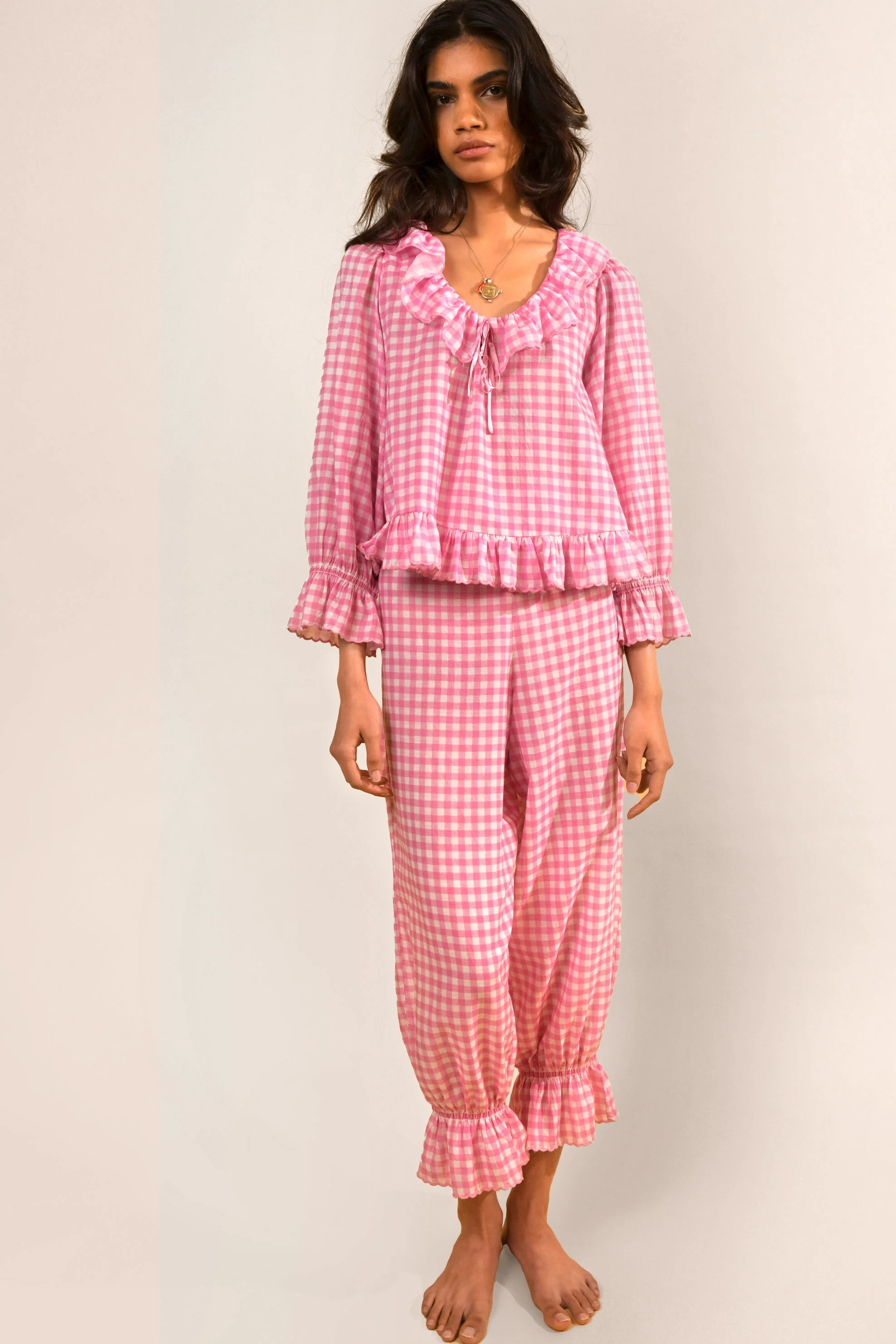 Bobbie - Gingham Lilac