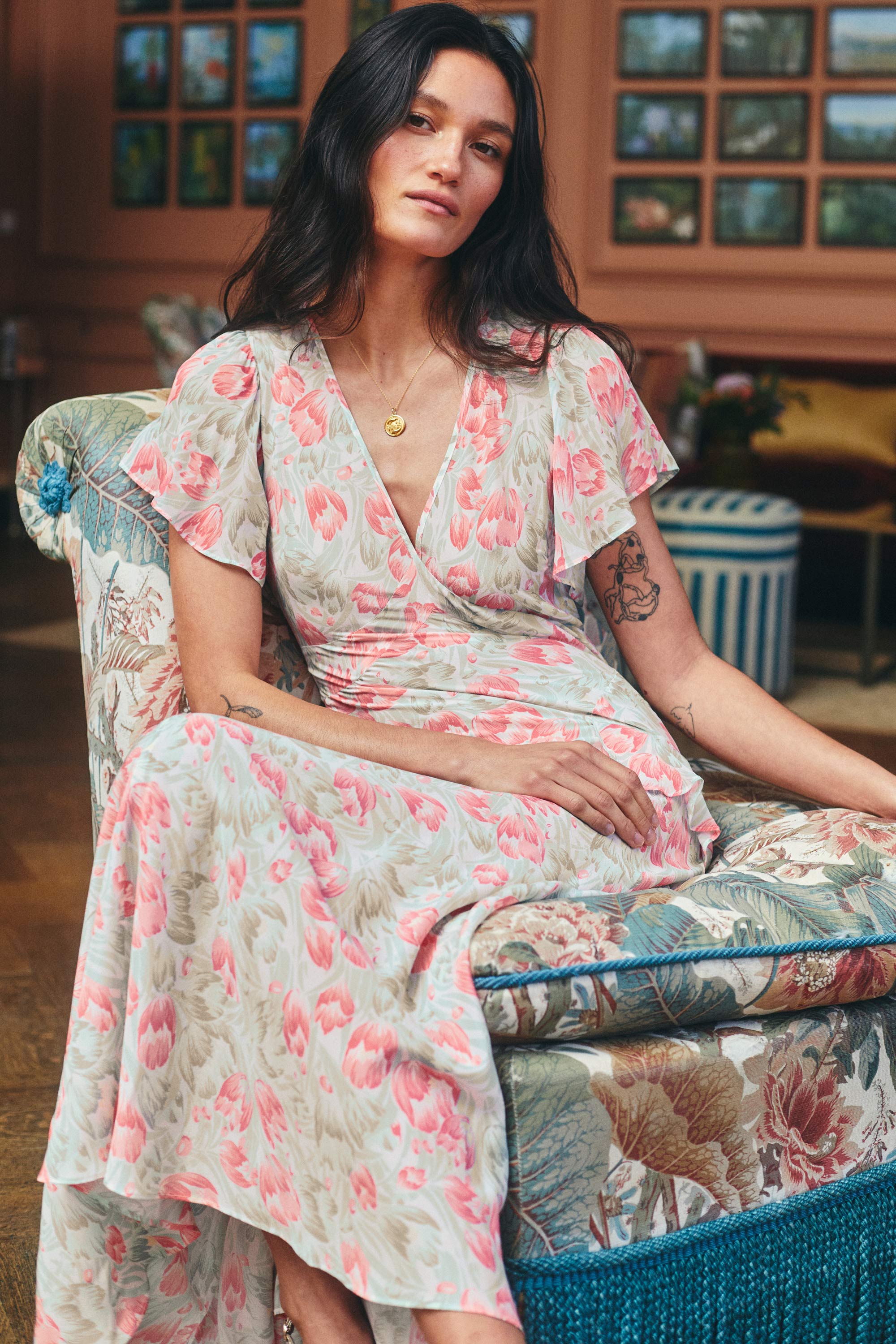 Evie  -  Tulip Fields Coral