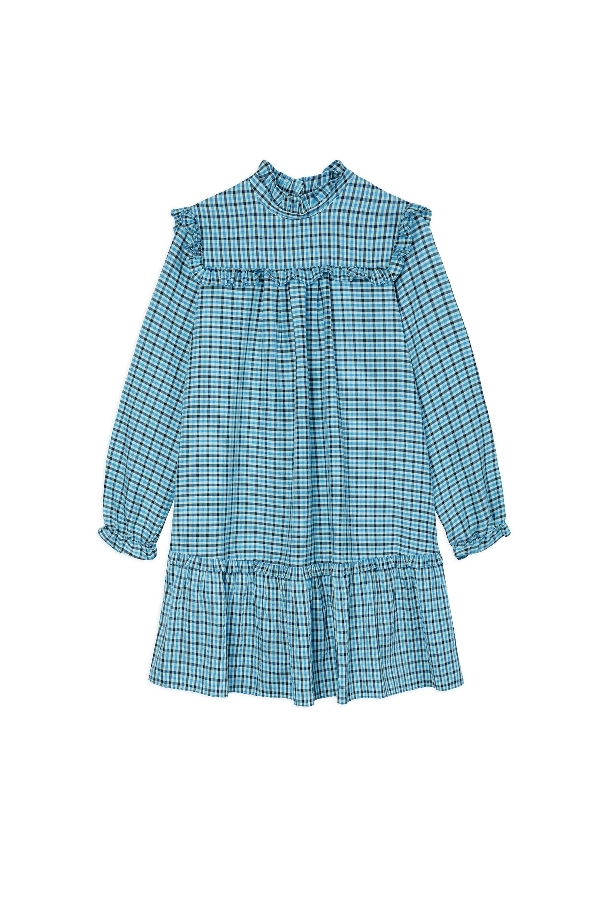 Elena - Green Black Seersucker