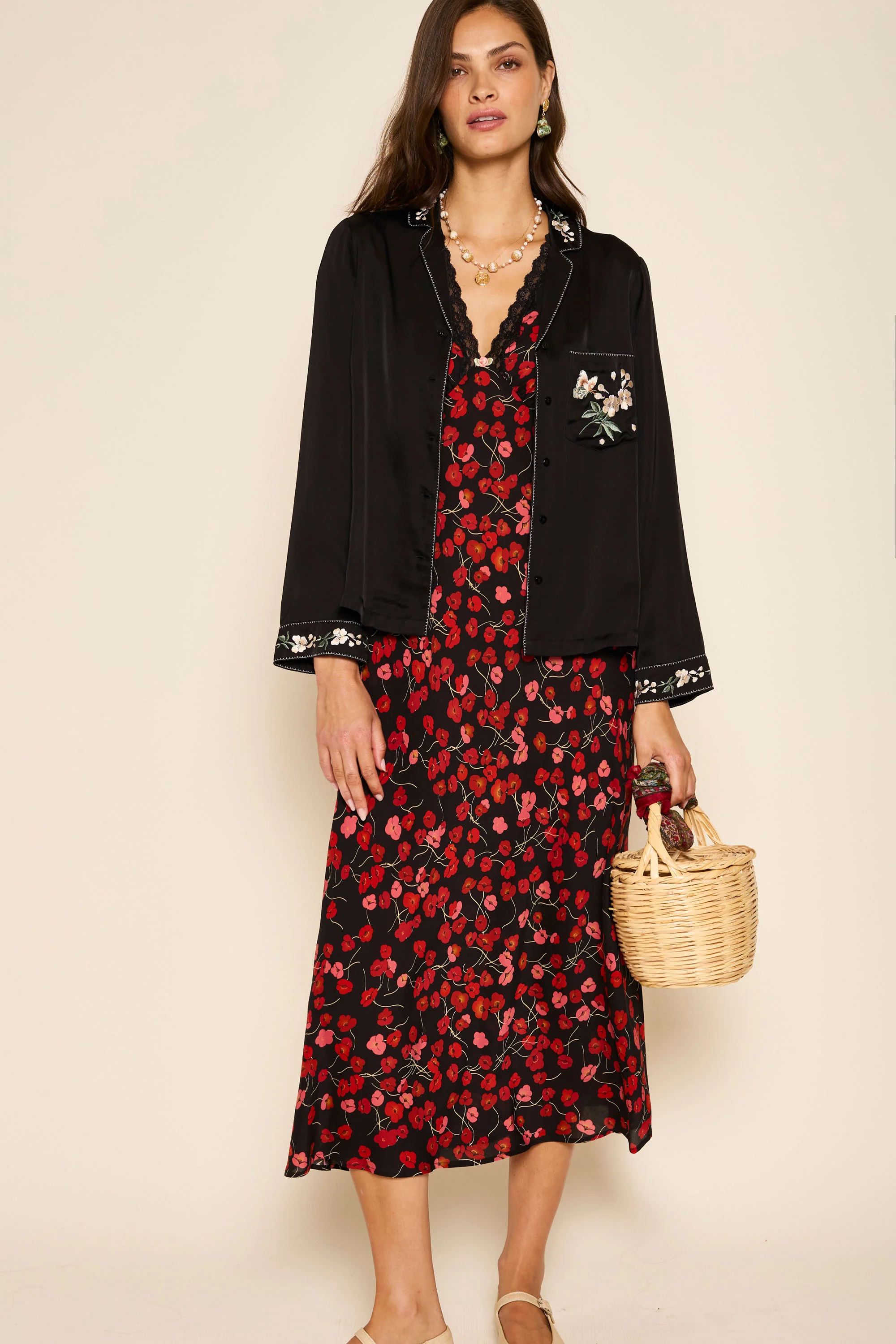 Clarice - Autumn Cherry Red