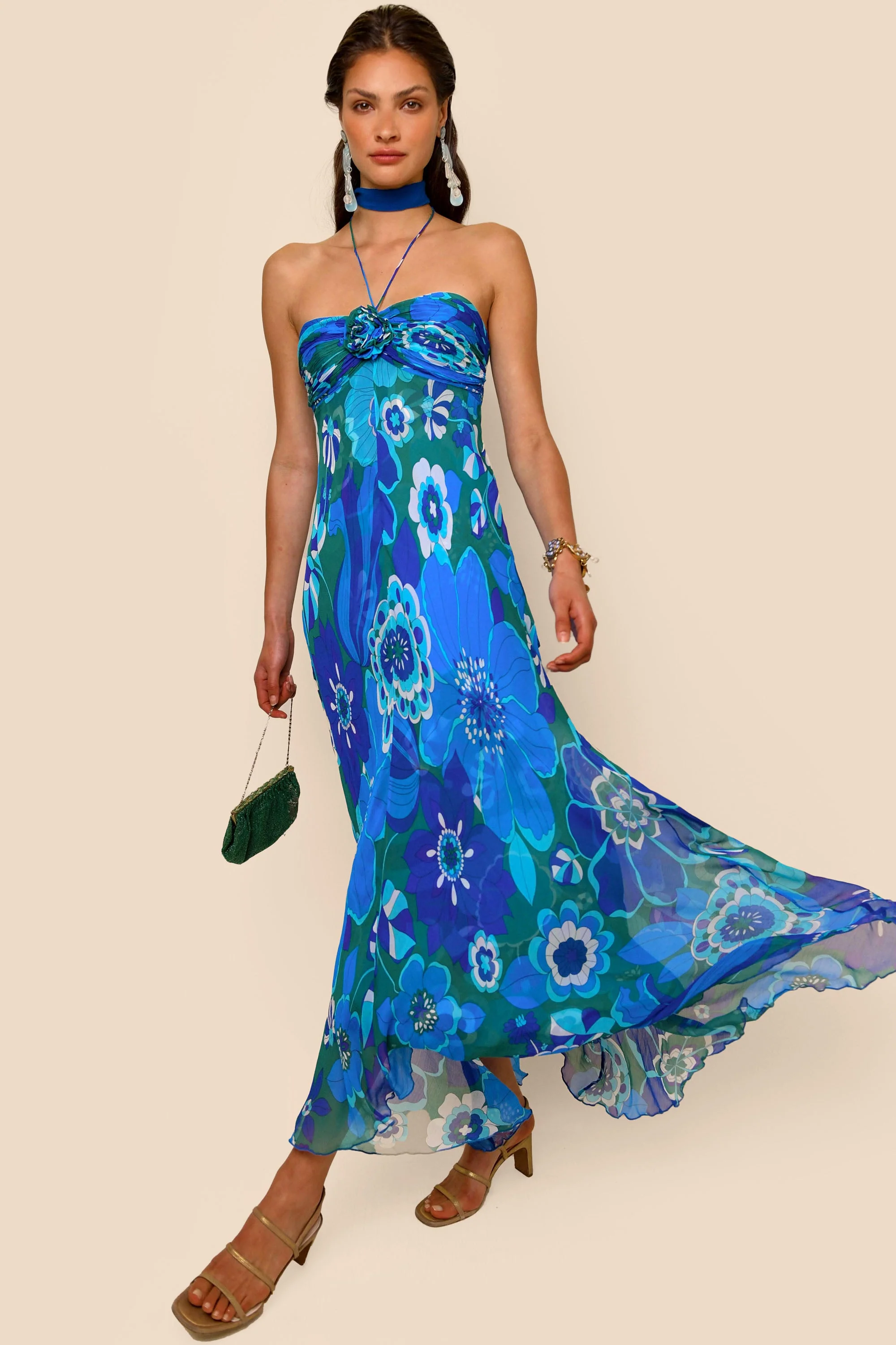 Samira - Floral Blue