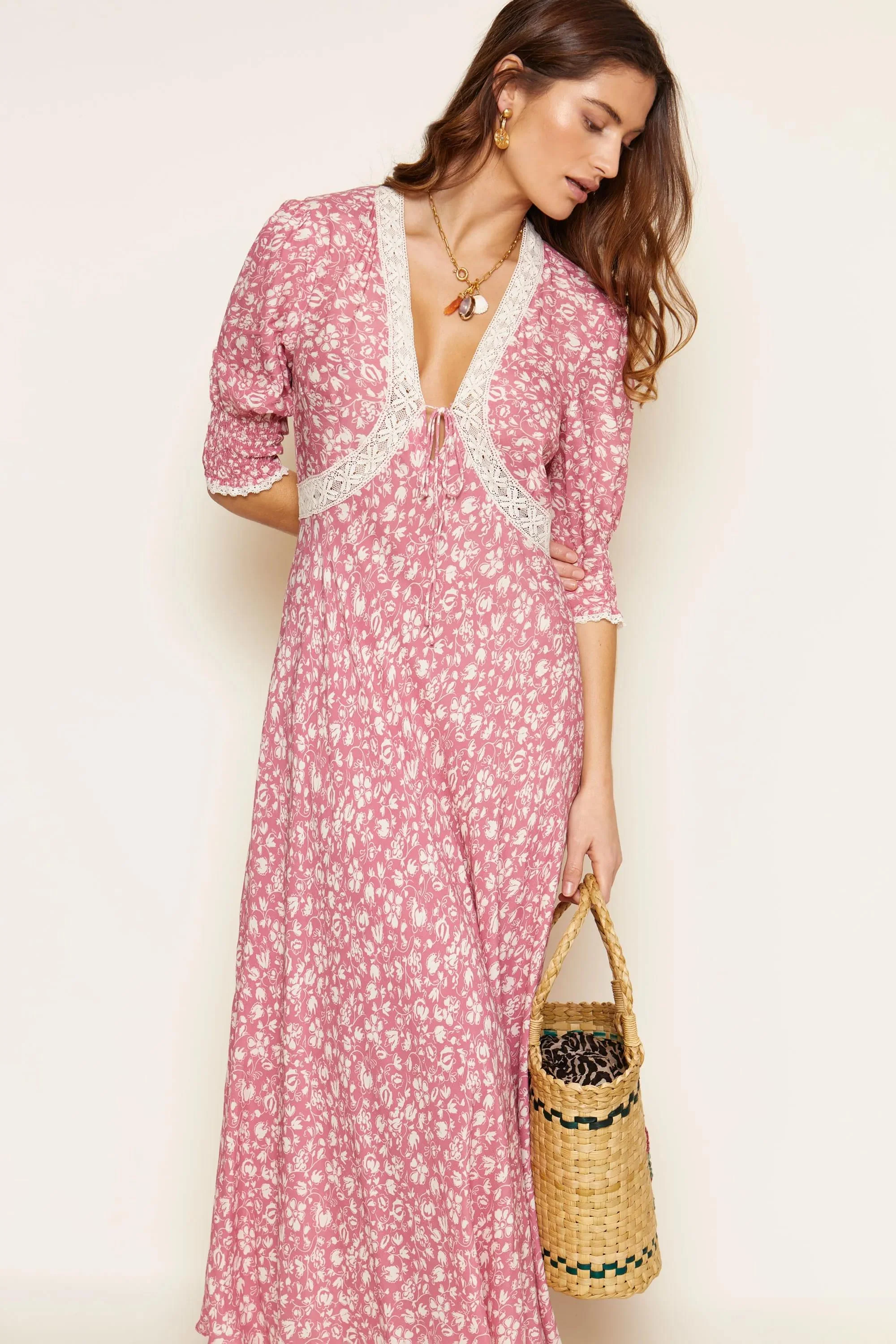 amina - amelie floral pink