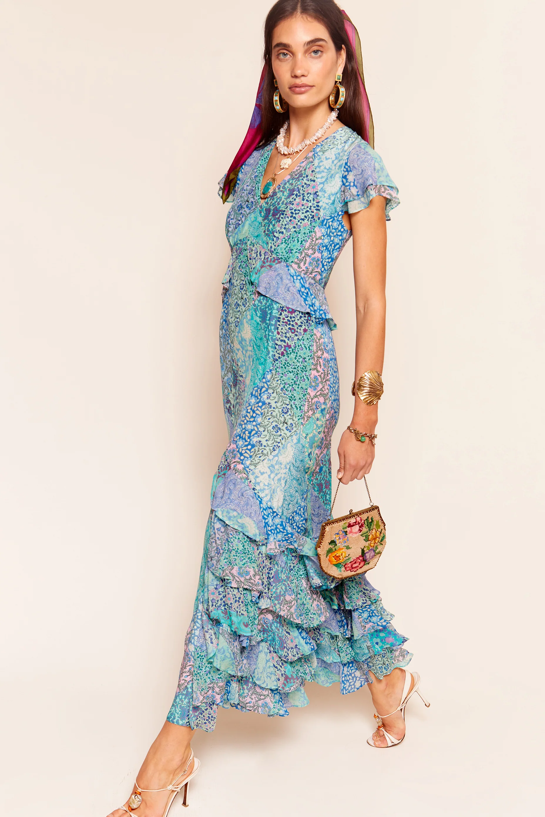 Thanvi - Patchwork Blue