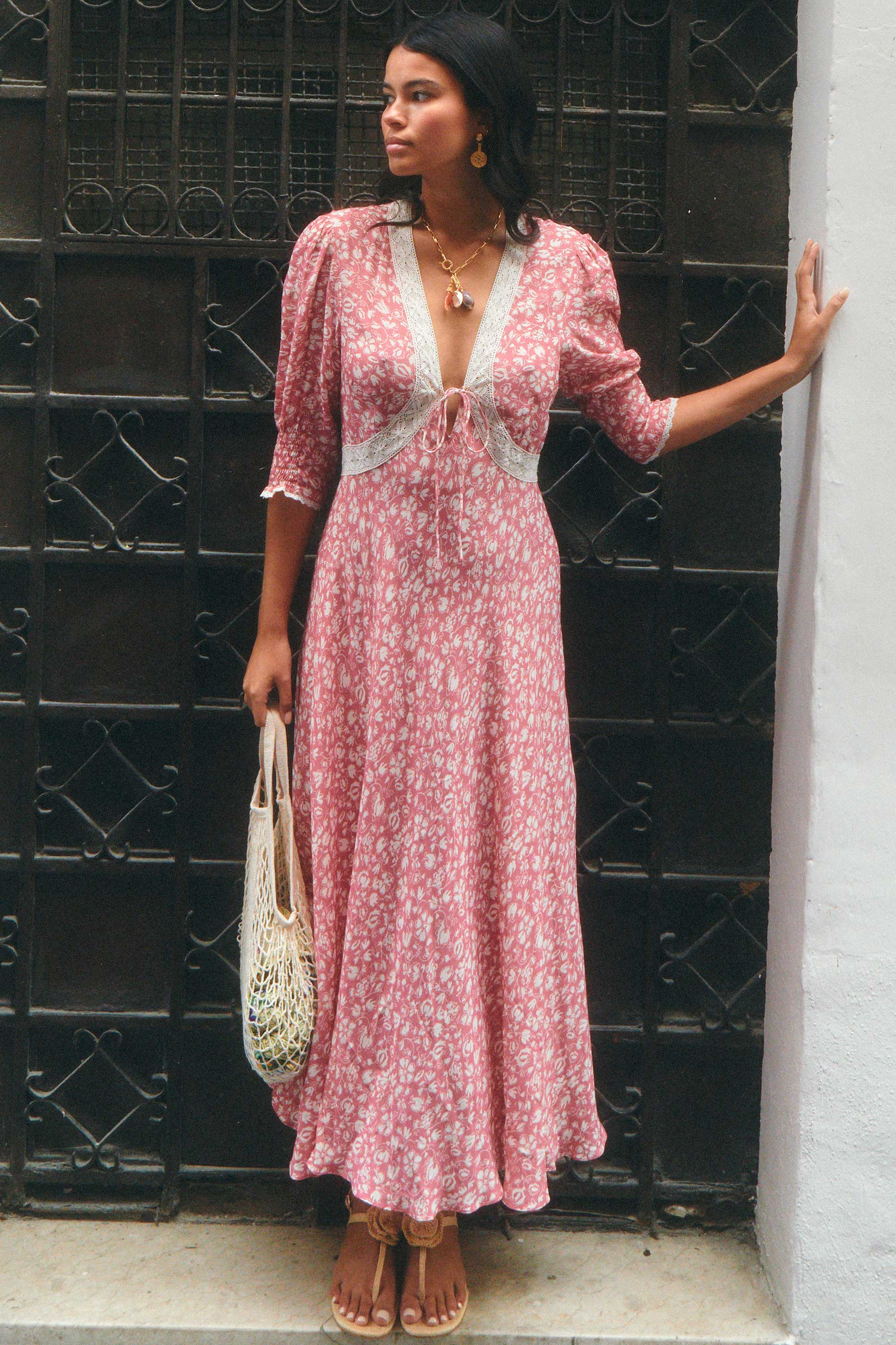 amina - amelie floral pink