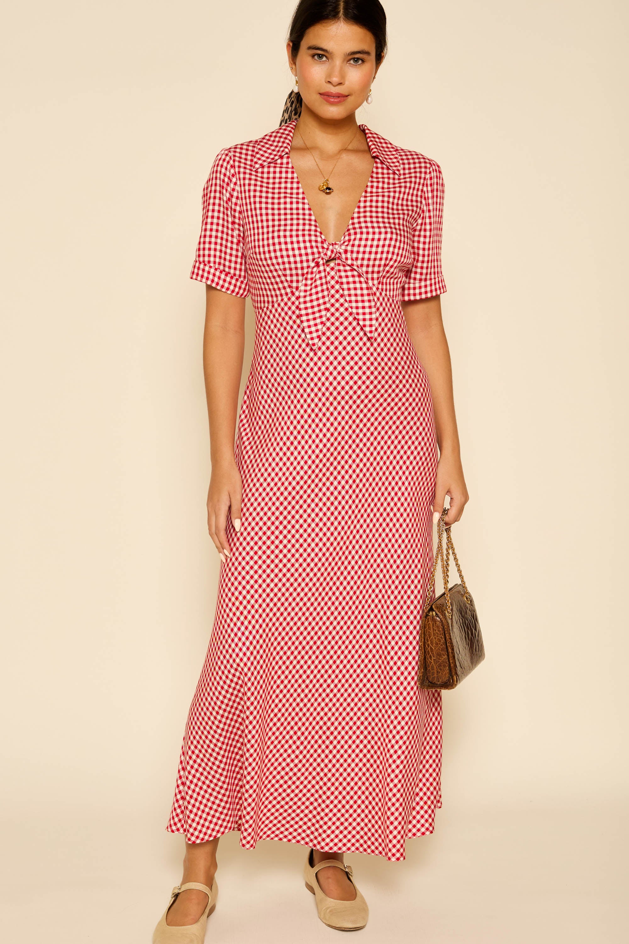 Anais - French Check Red