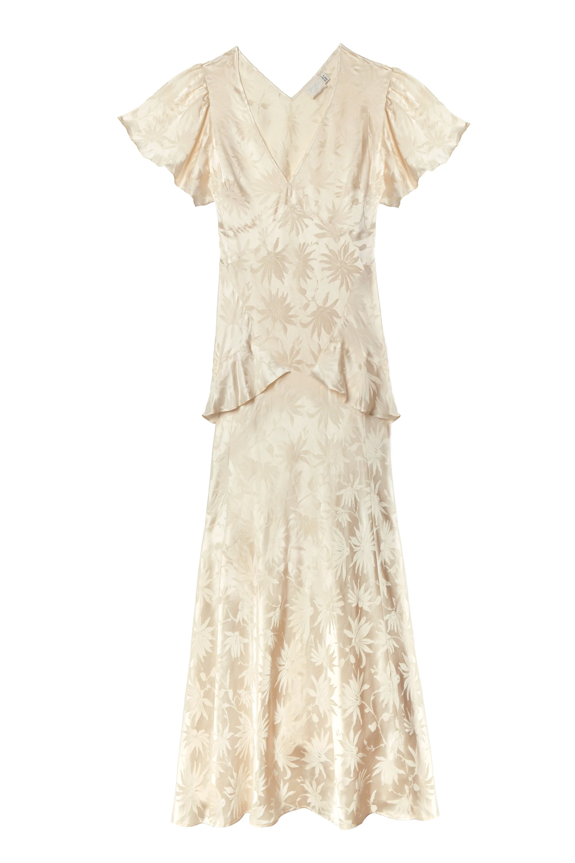 Evie - Daisy Jacquard Champagne