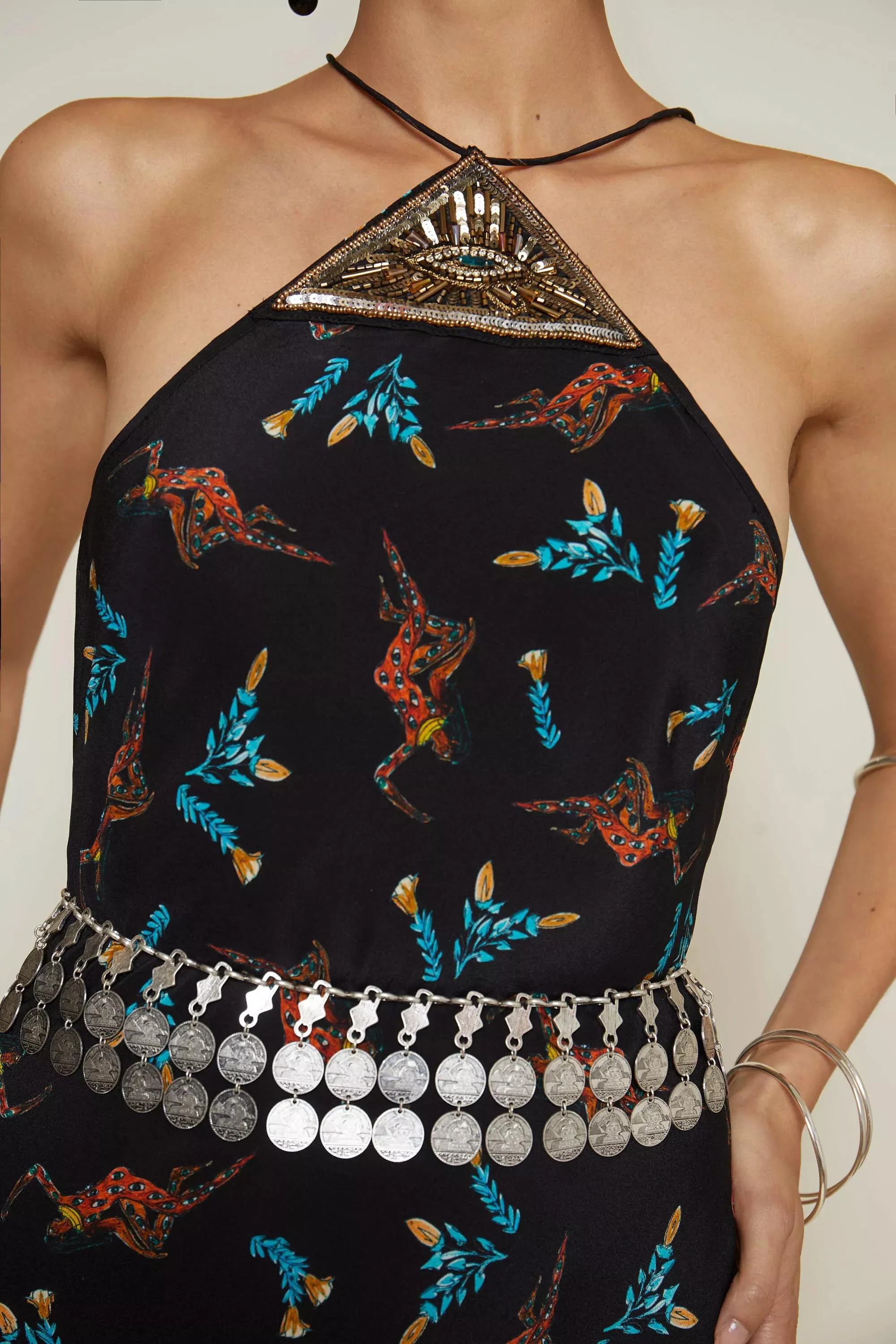 Loria - Floral Black