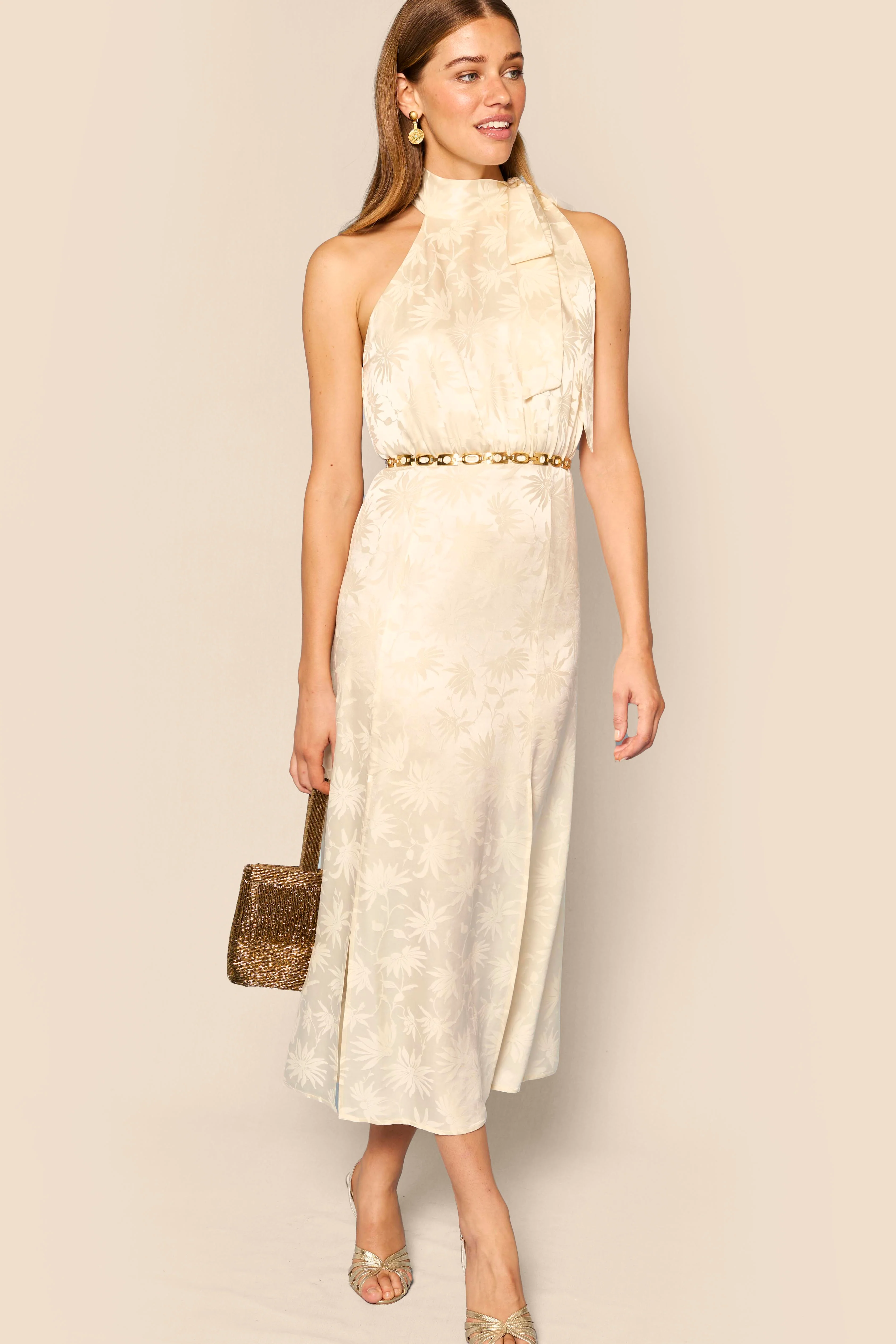 Valerie - Daisy Jacquard Champagne