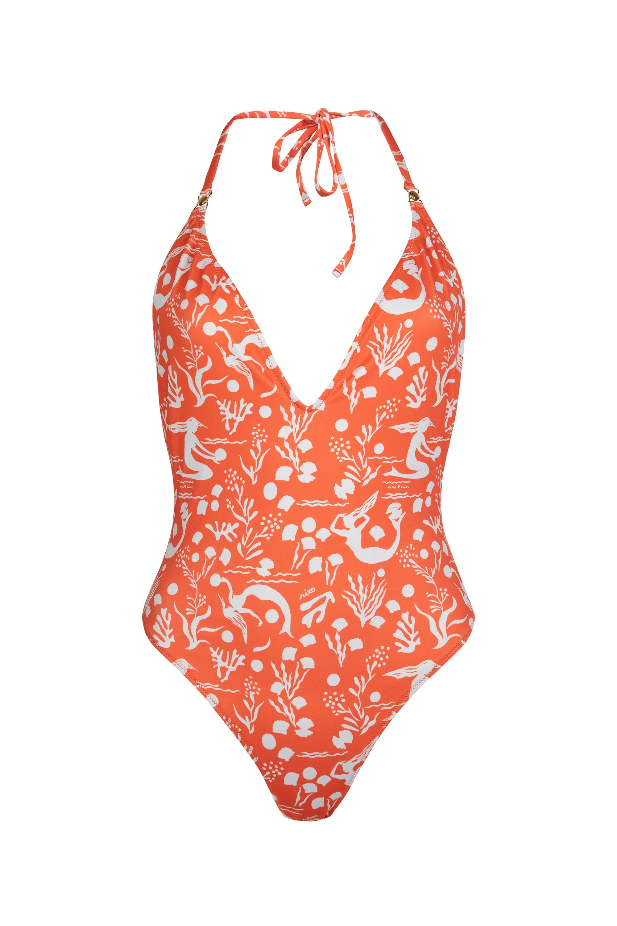 Kristen Swimsuit - Sea Life Coral Cream