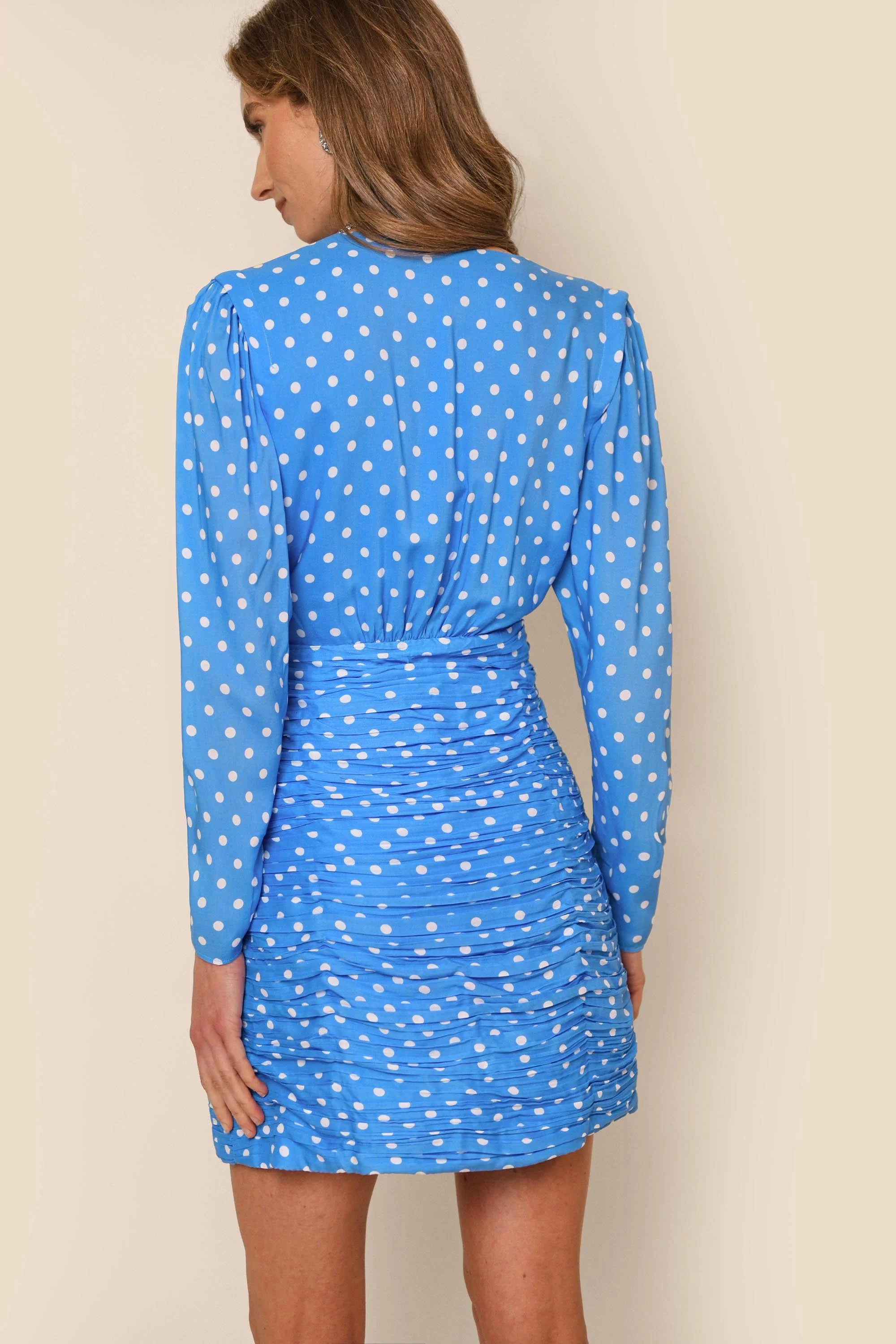 Golden - Polka Dot Blue