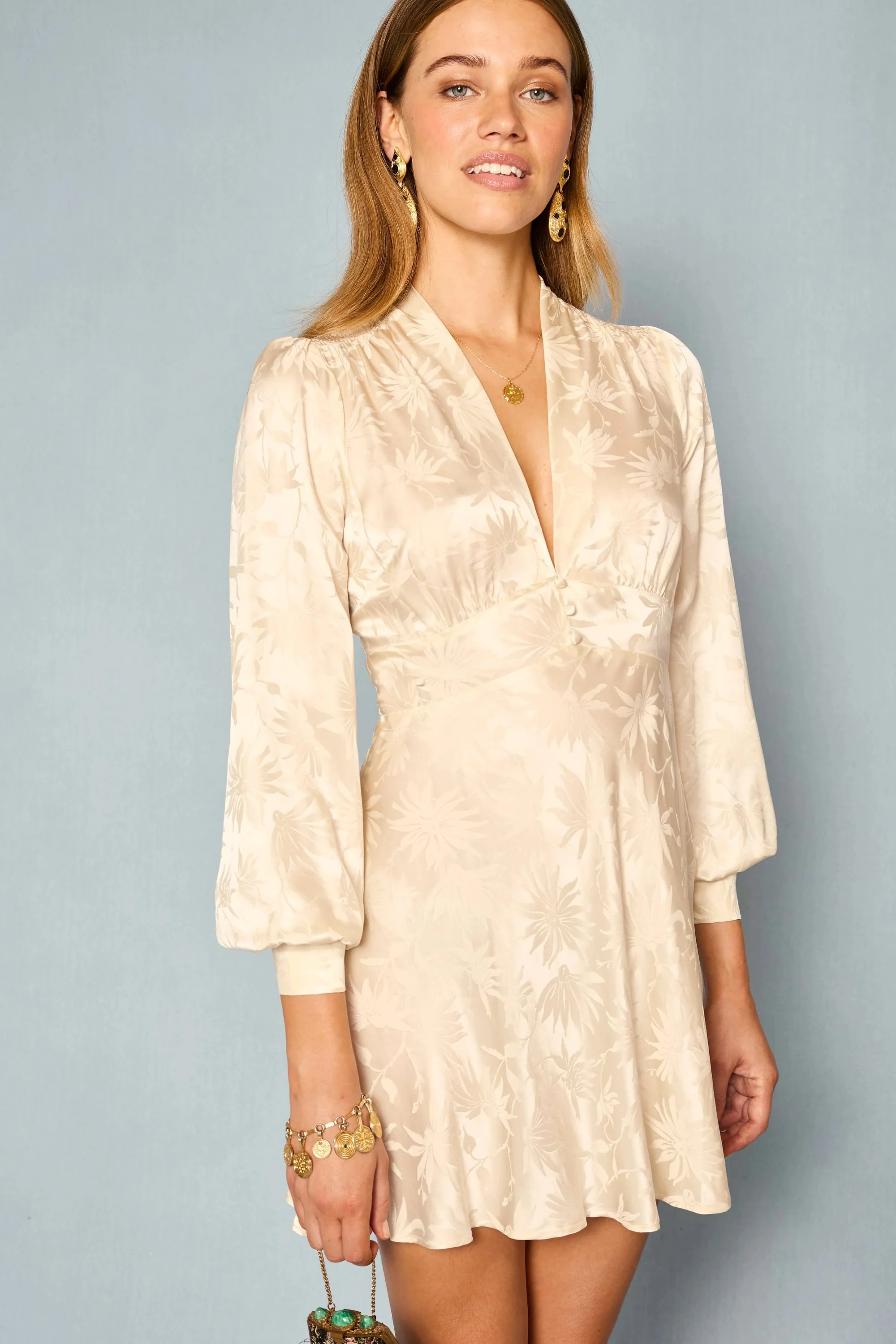 Hebe - Daisy Jacquard Champagne