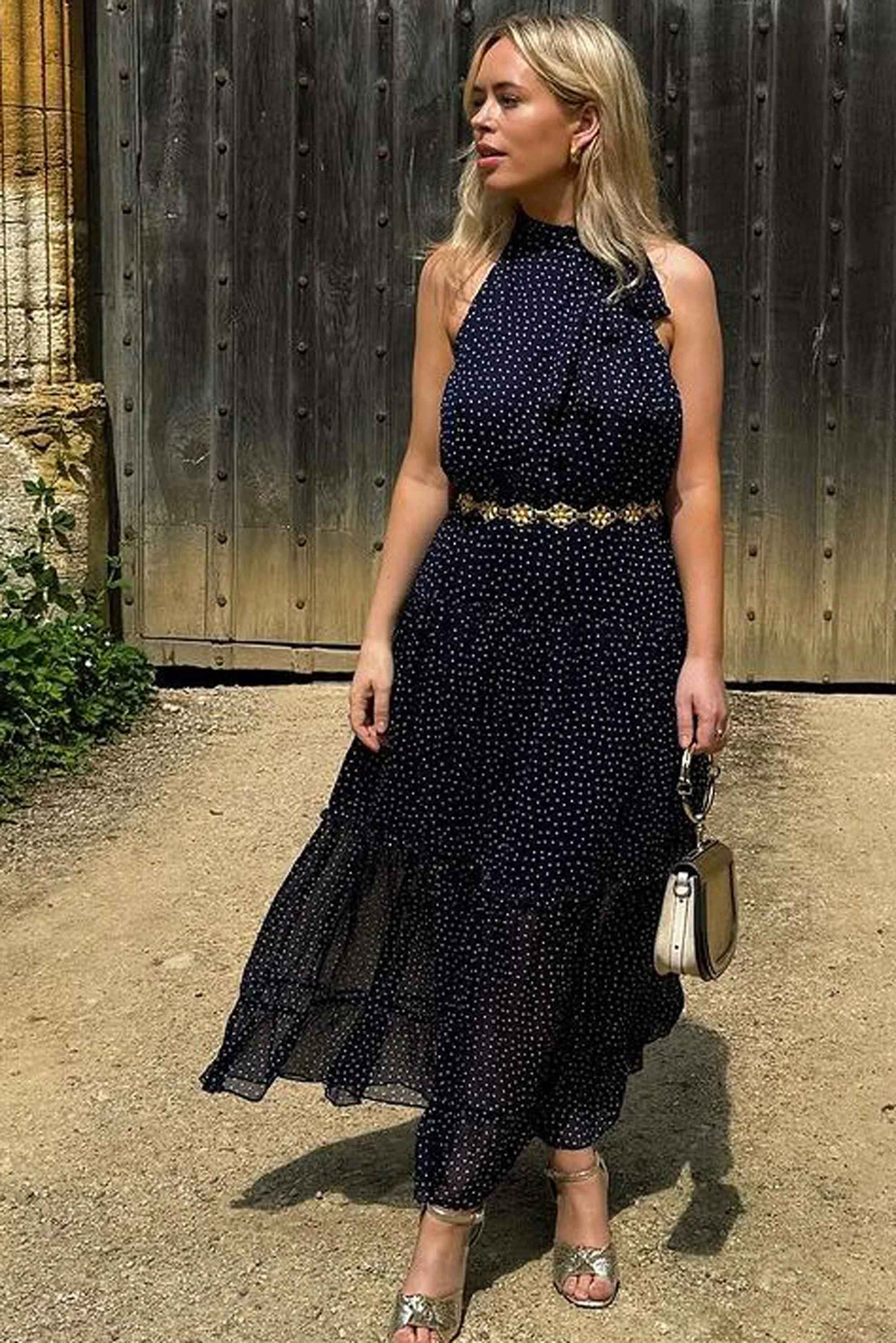 Abi - Mini Navy Polka Dot