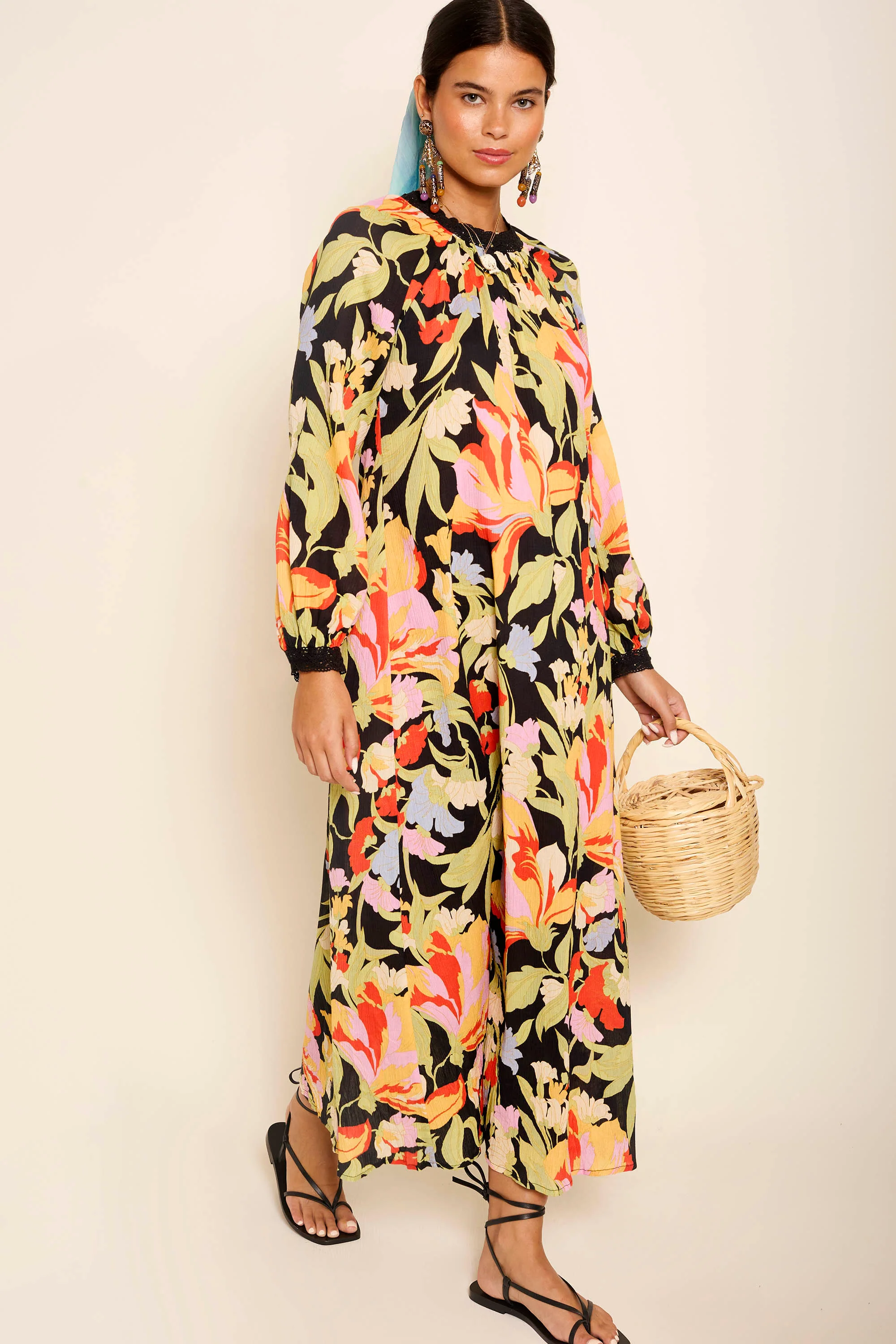 Kahlo - Cece Floral Black