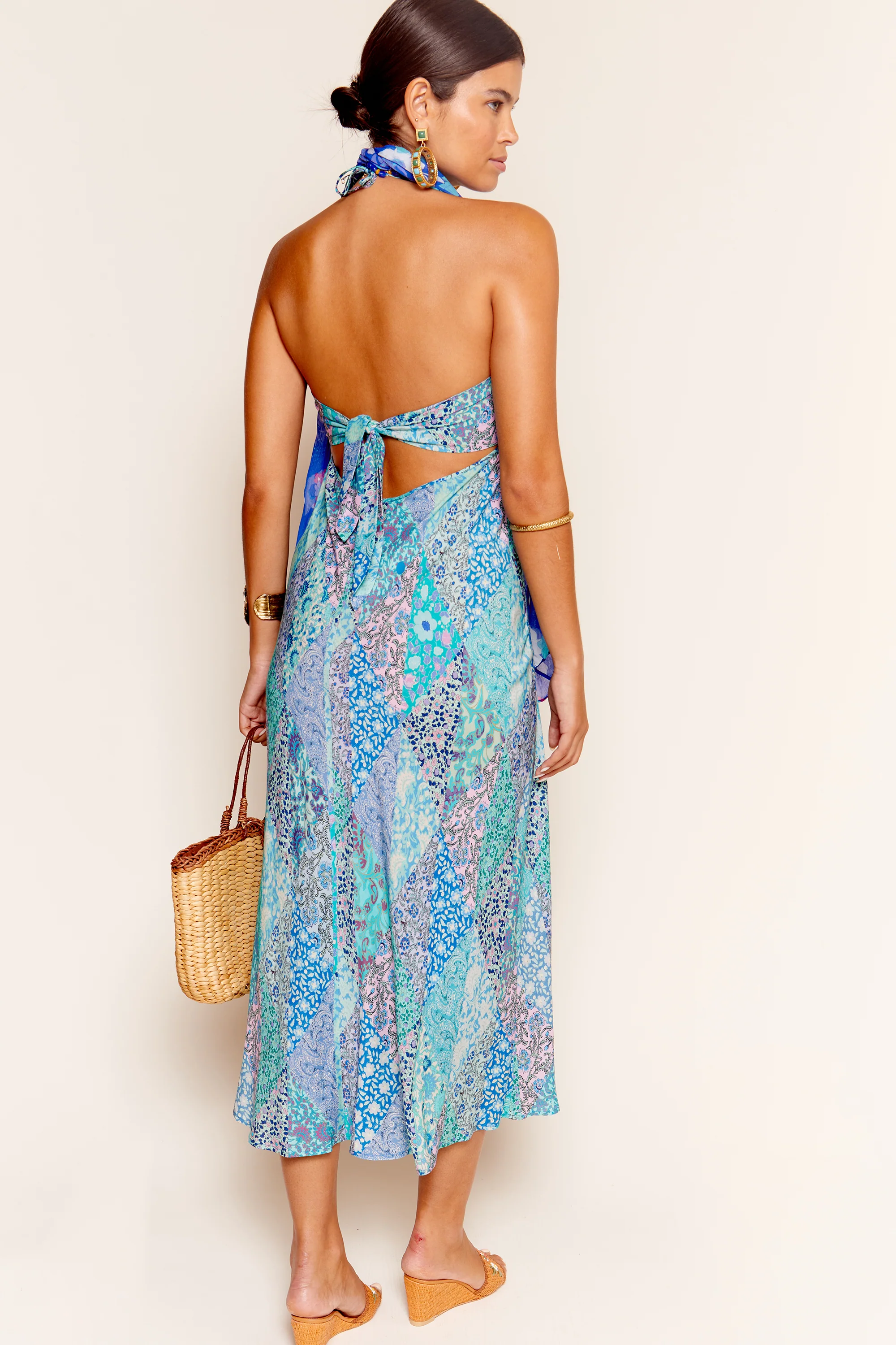 Marilyn - Patchwork Blue