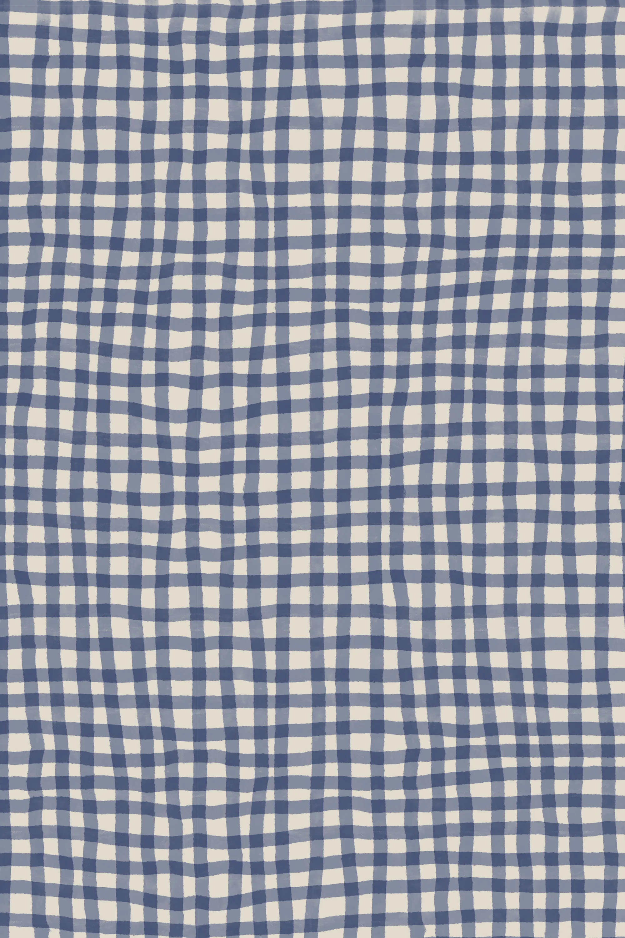 Isla - Painted Check Soft Blue