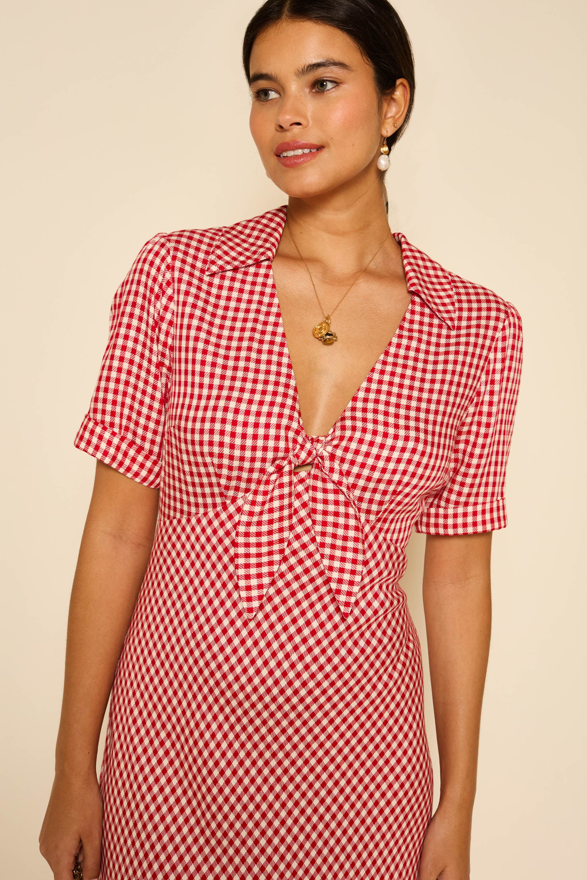 Anais - French Check Red