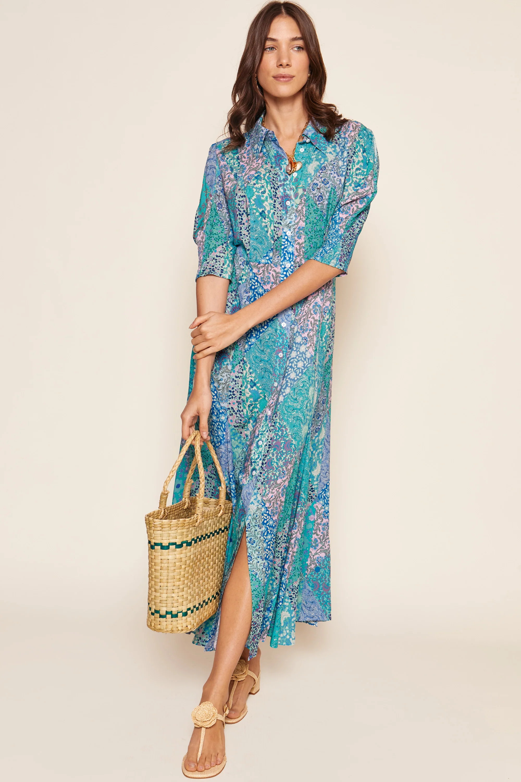 bloom - patchwork blue