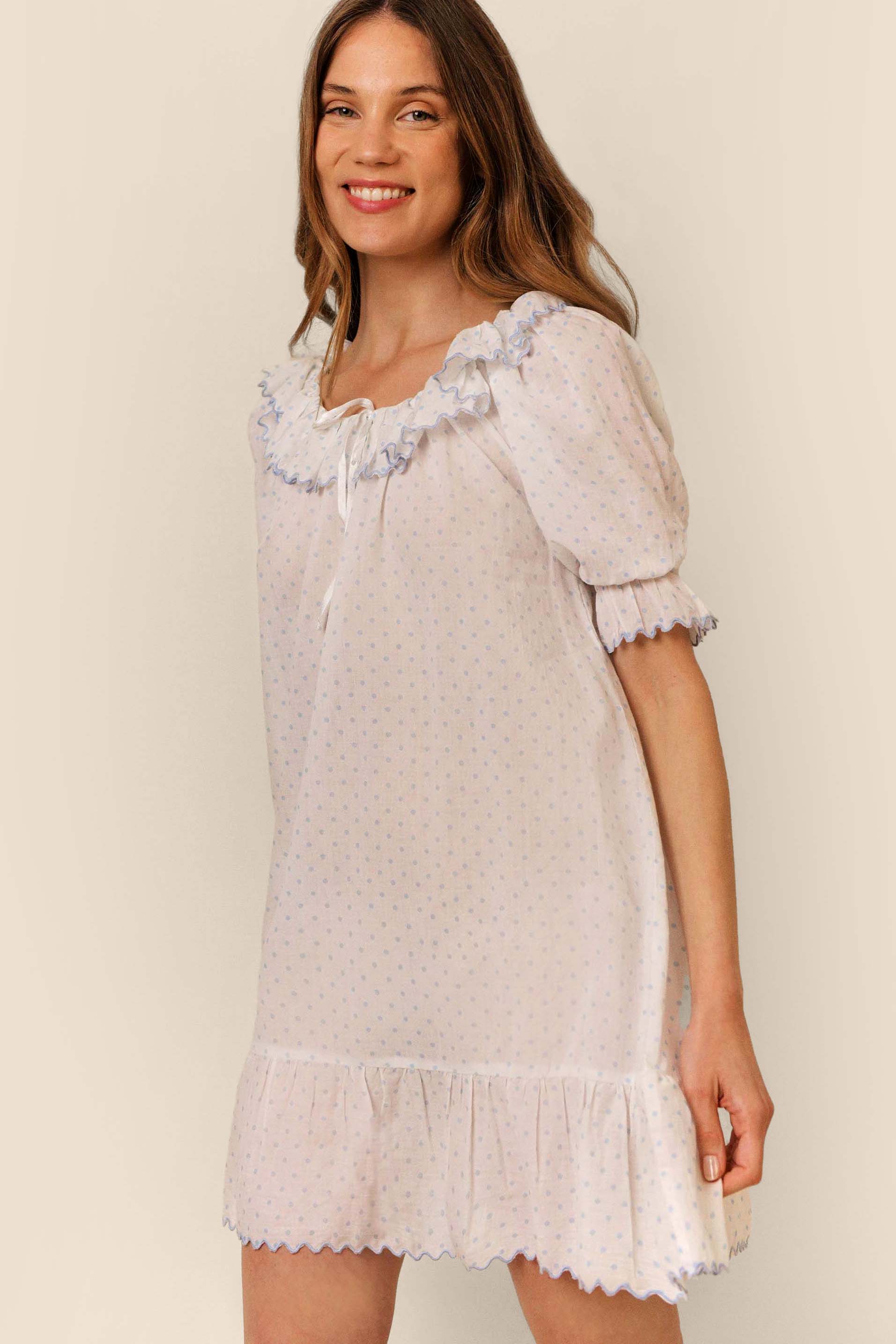 Elen - Blue Polka Dot